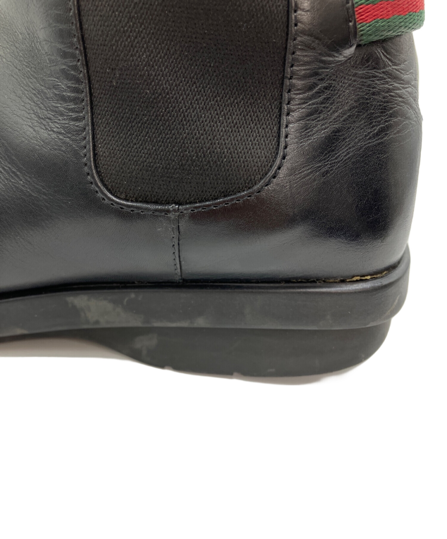 中古・古着通販】GUCCI (グッチ) シェリーラインサイドゴアブーツ