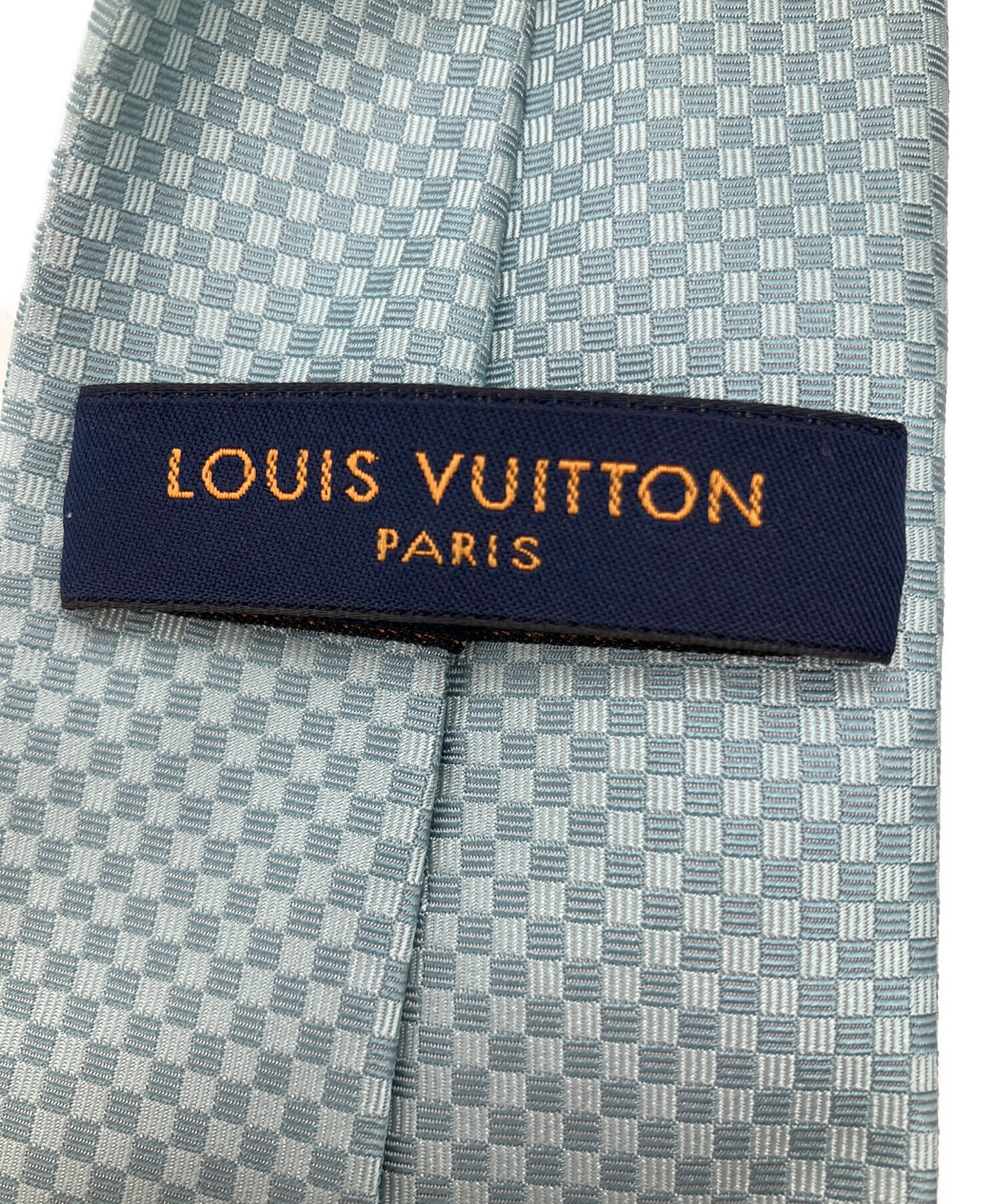 L相当 Louis Vuitton スーツ 裏地ダミエ柄 シルク ストライプ 中古・古着通販】LOUIS VUITTON (ルイ ヴィトン) ダミエ柄シルク
