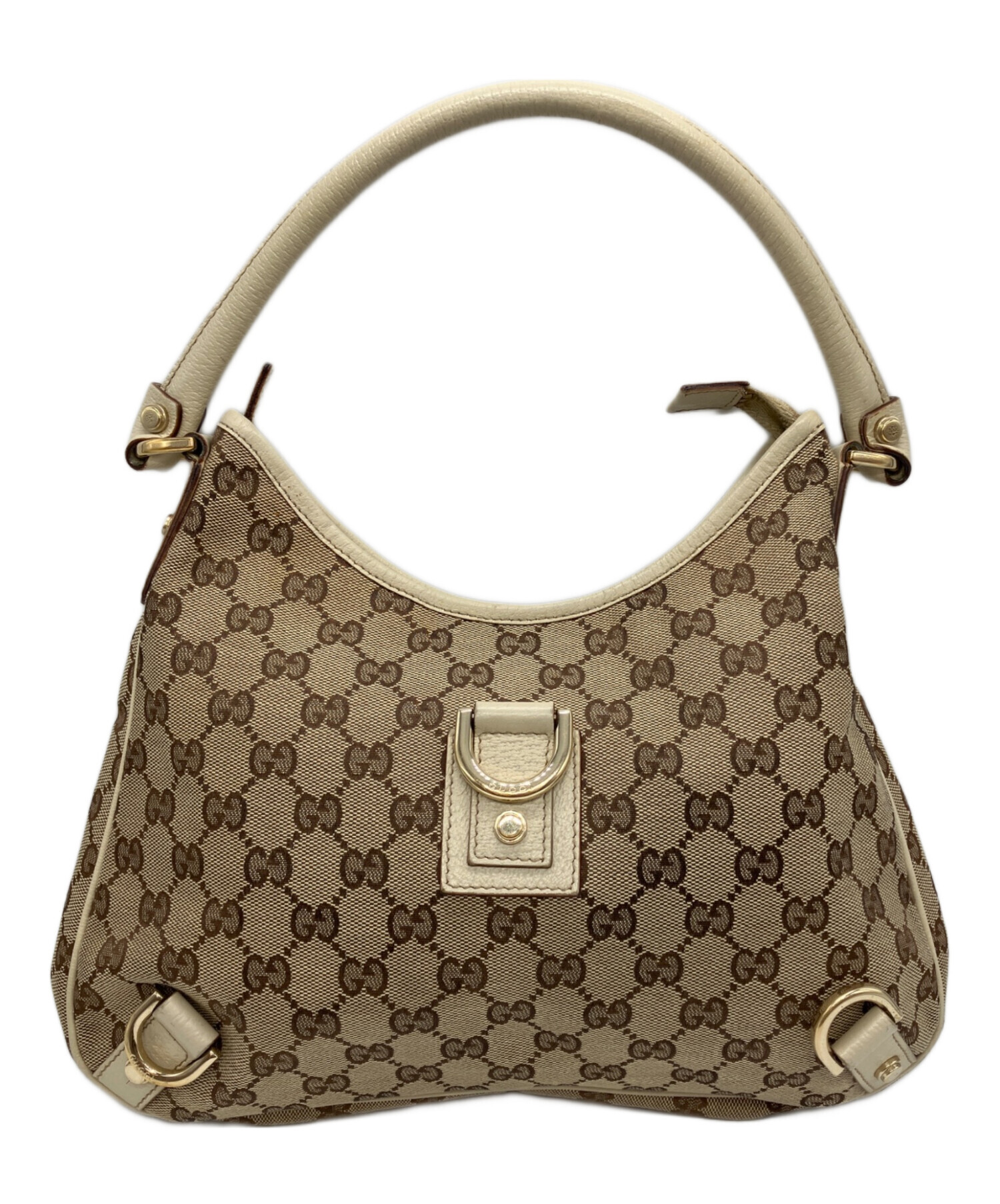 GUCCI グッチ GGキャンバス アビー ハンドバッグ 中古・古着通販】GUCCI (グッチ) アビーGGキャンバスワンショルダー