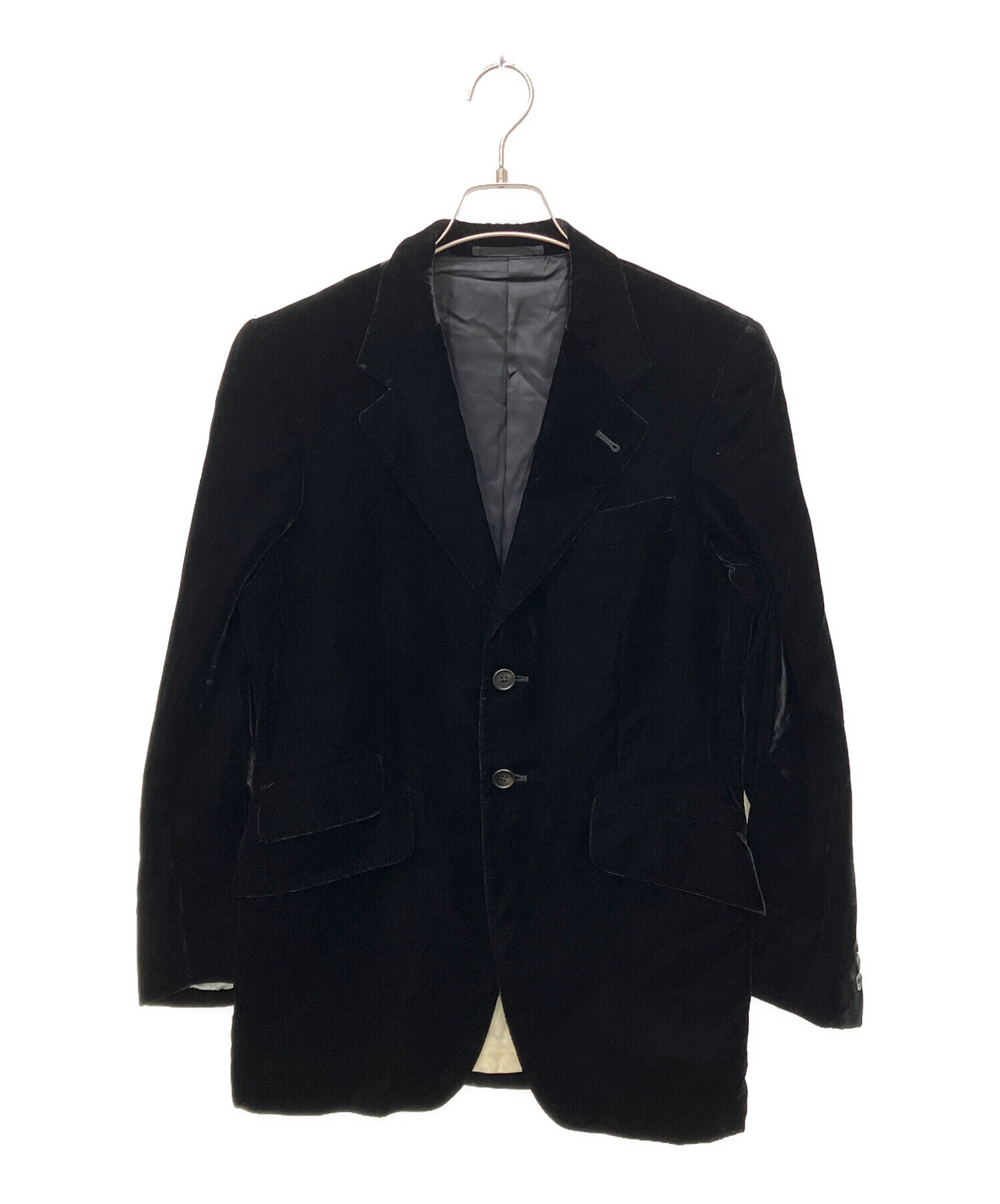 【美品】ポールスミス　ベロア　ダブル　ジャケット　コート　ブラック　ヴィンテージ 中古・古着通販】Paul Smith London (ポールスミスロンドン) ベロア