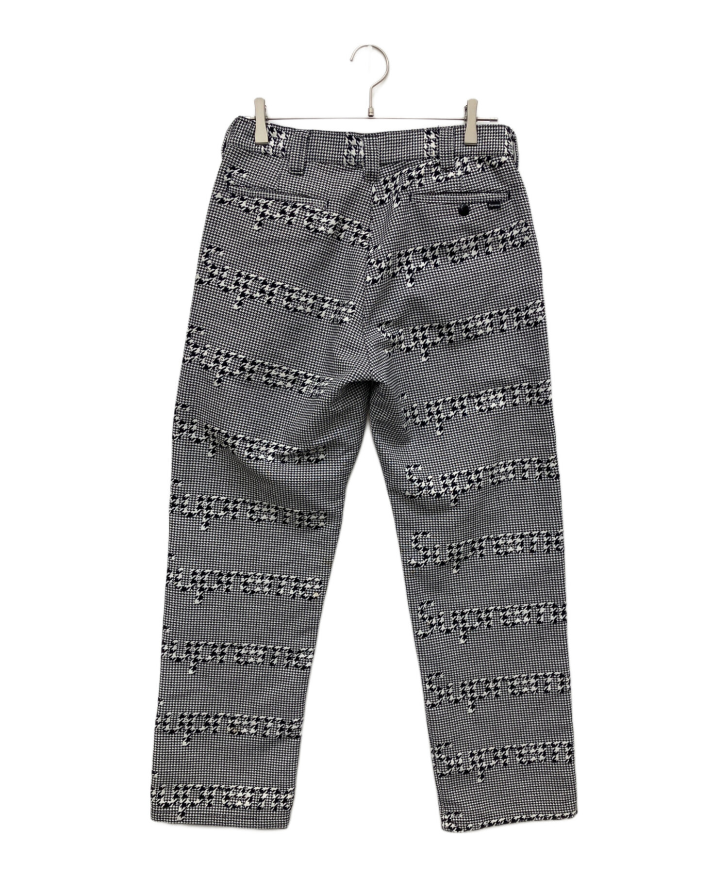中古・古着通販】Supreme (シュプリーム) Work Pant Black Houndstooth