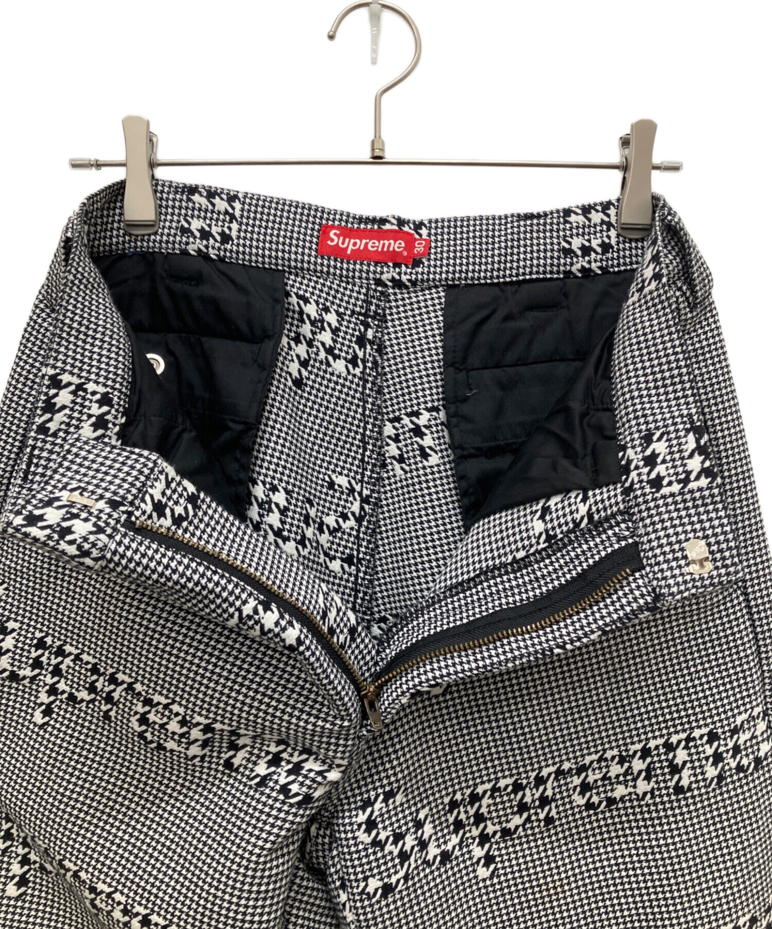 中古・古着通販】Supreme (シュプリーム) Work Pant Black Houndstooth