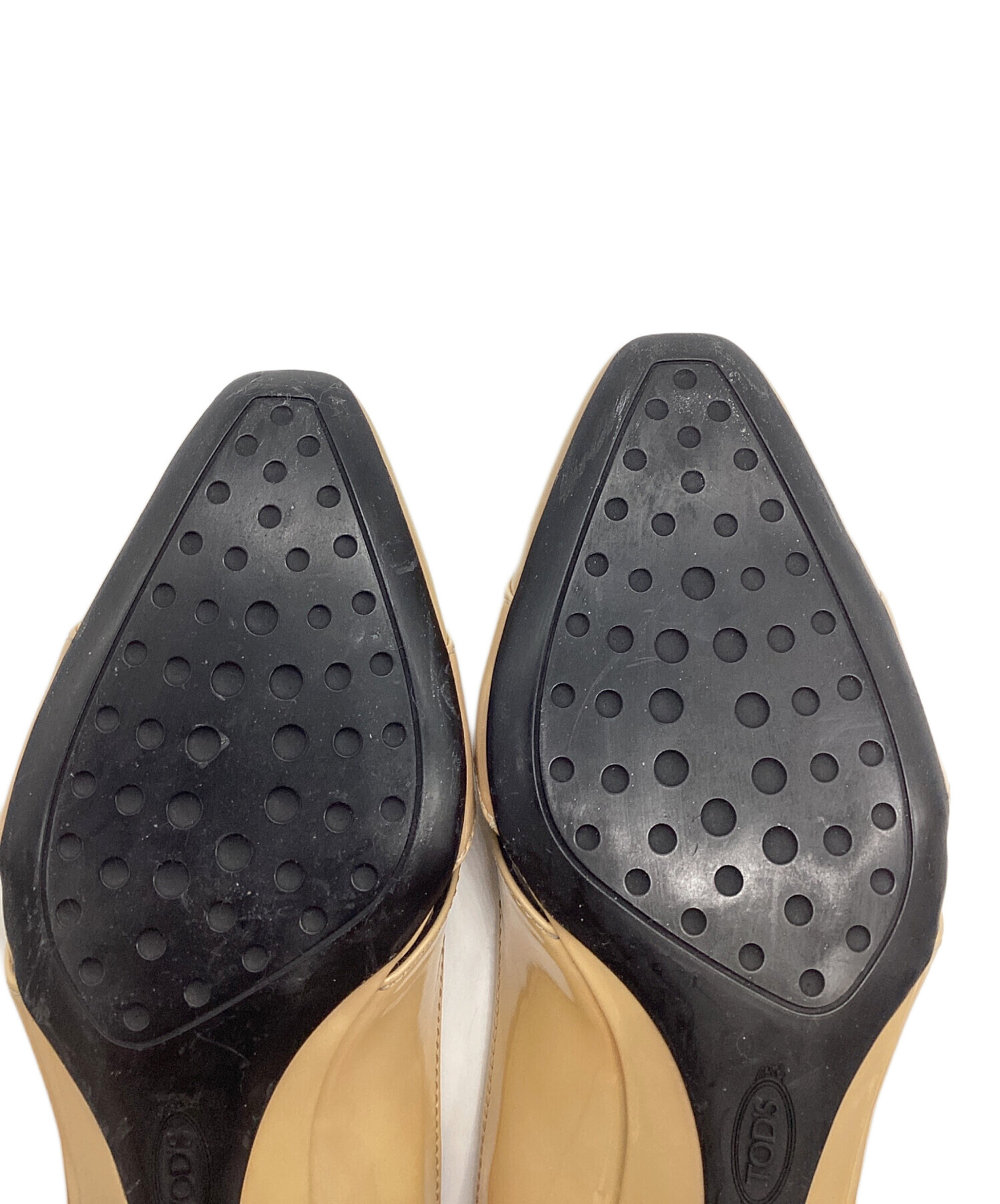 中古・古着通販】TOD'S (トッズ) エナメルパンプス ベージュ サイズ