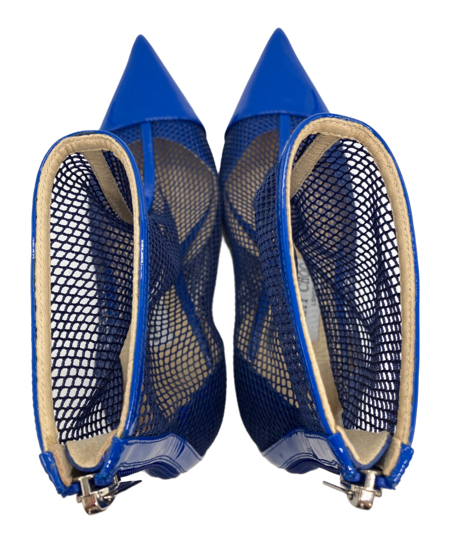 【断捨離セール】Jimmy Choo ポインテッドトゥ メッシュ パンプス39 中古・古着通販】JIMMY CHOO (ジミーチュウ) ポインテッドトゥメッシュ
