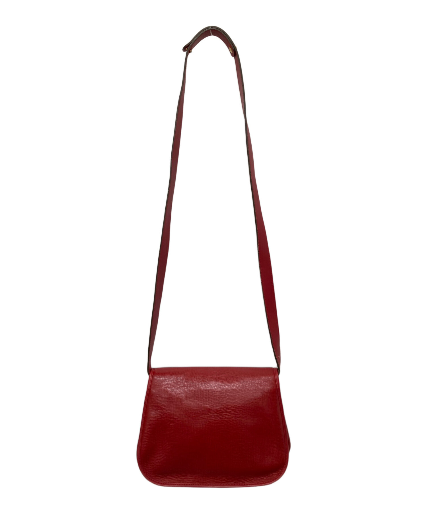 クリスチャンディオール ヴィンテージ ハンドバッグ レア 赤 ビーズ 中古・古着通販】Christian Dior (クリスチャン ディオール) CDロゴ