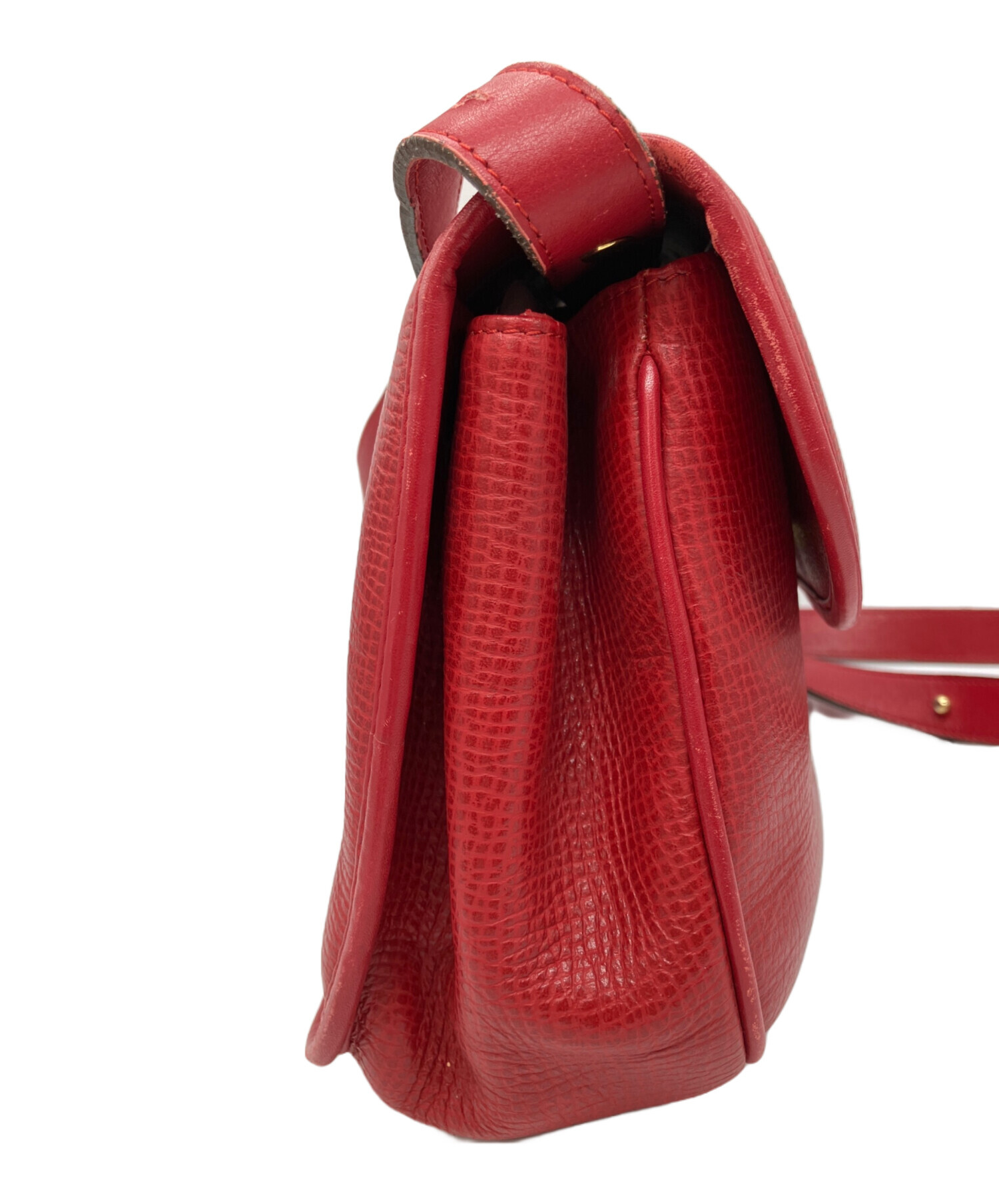 クリスチャンディオール ヴィンテージ ハンドバッグ レア 赤 ビーズ 中古・古着通販】Christian Dior (クリスチャン ディオール) CDロゴ