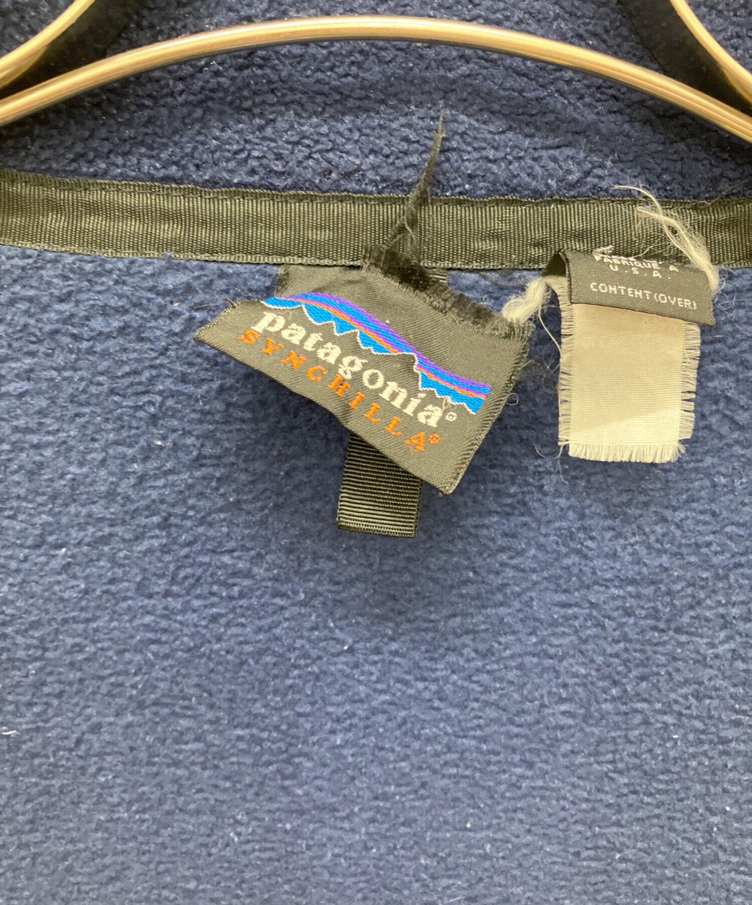 中古・古着通販】Patagonia (パタゴニア) フリースジャケット ネイビー 中古・古着通販】Patagonia (パタゴニア) フリースジャケット ネイビー