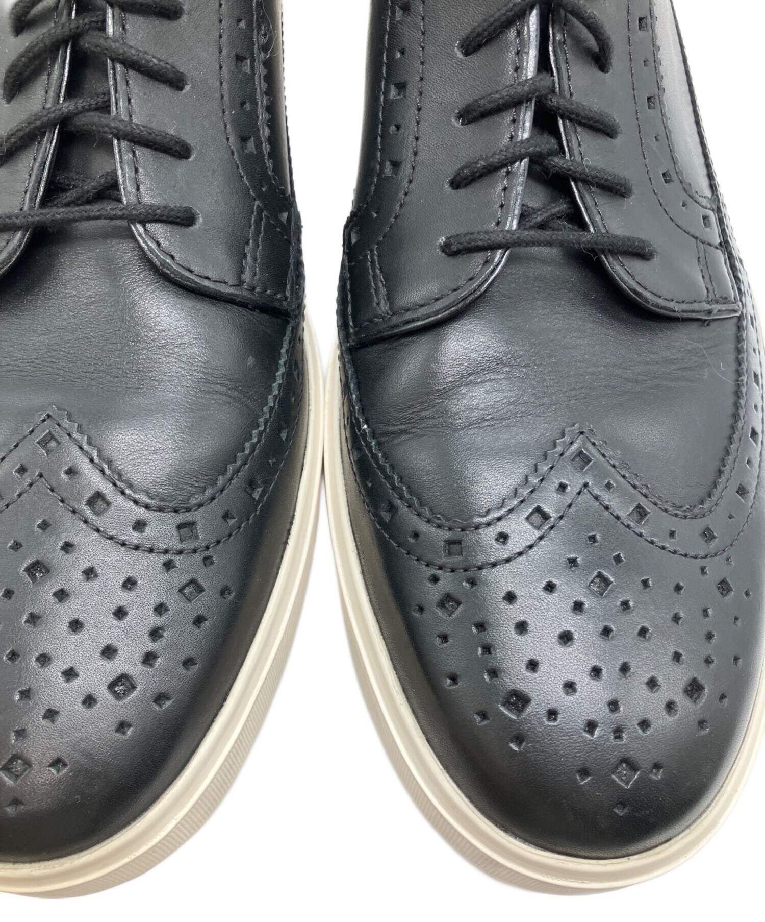 中古・古着通販】CLARKS (クラークス) ウイングチップレザーシューズ