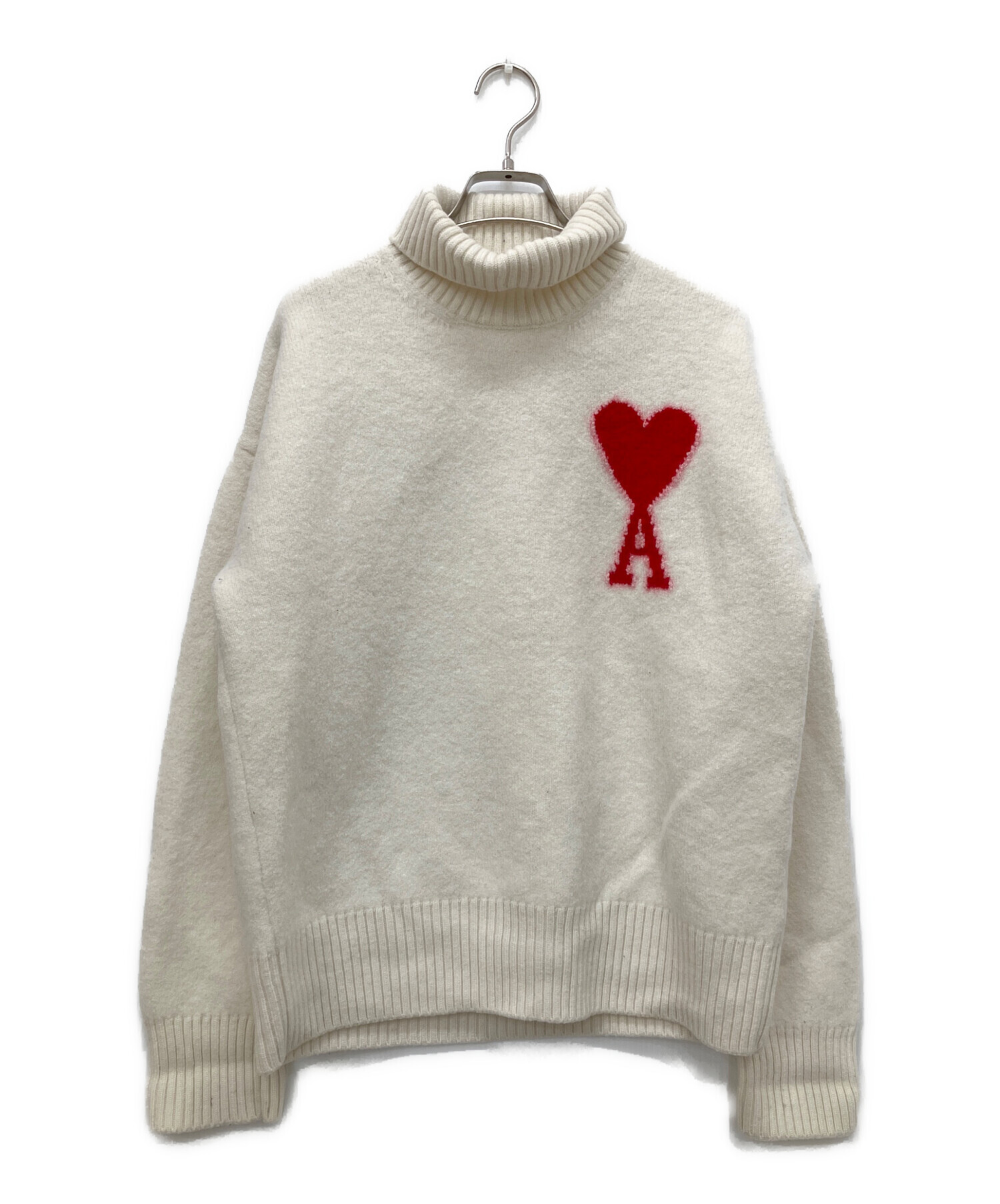 ✨新品未使用/L✨アミアレクサンドルマテュッシ ニット ハート タートルネック 中古・古着通販】AMI Alexandre Mattiussi (アミアレクサンドルマ