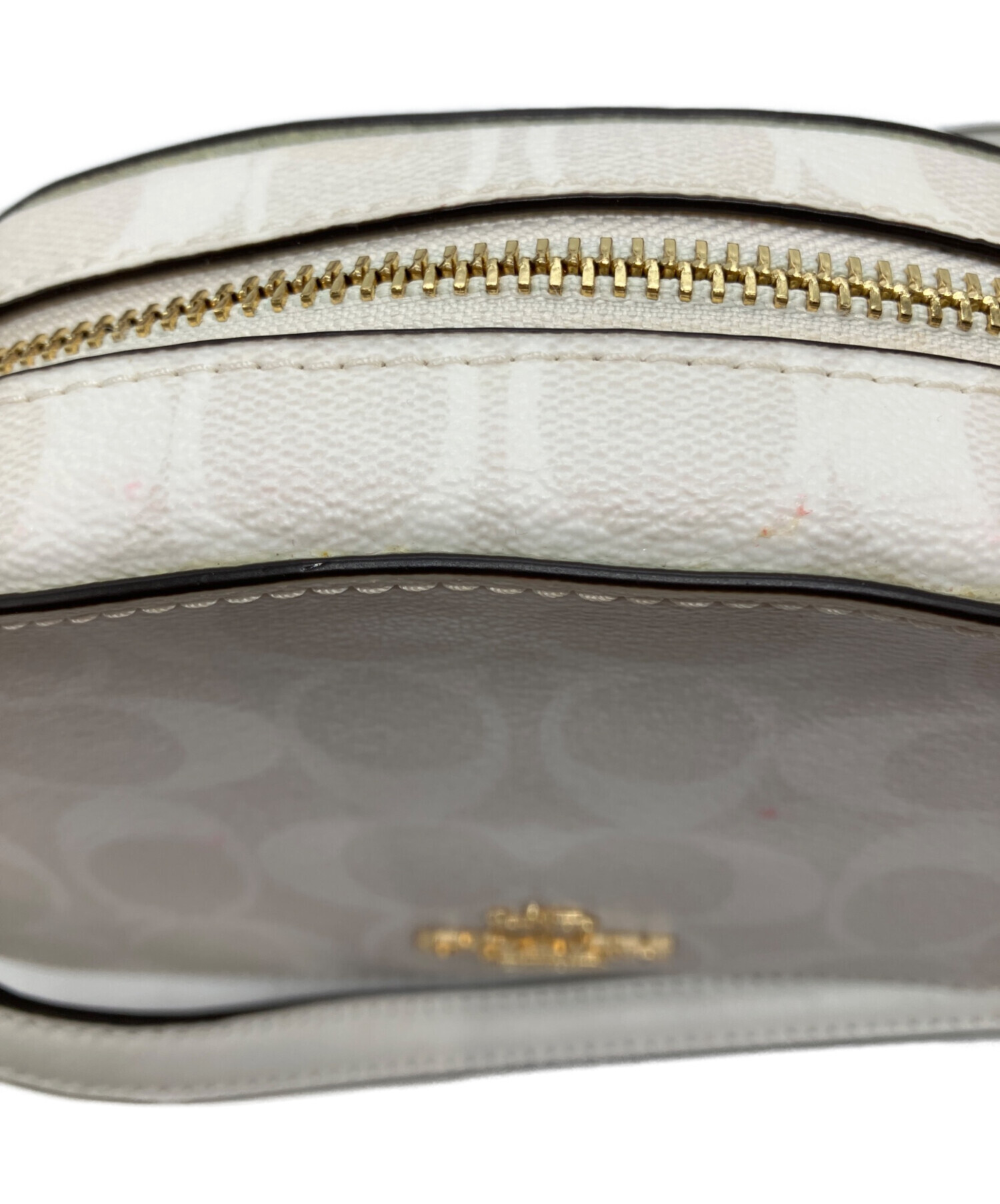 中古・古着通販】COACH (コーチ) シグネチャーミニショルダーバッグ