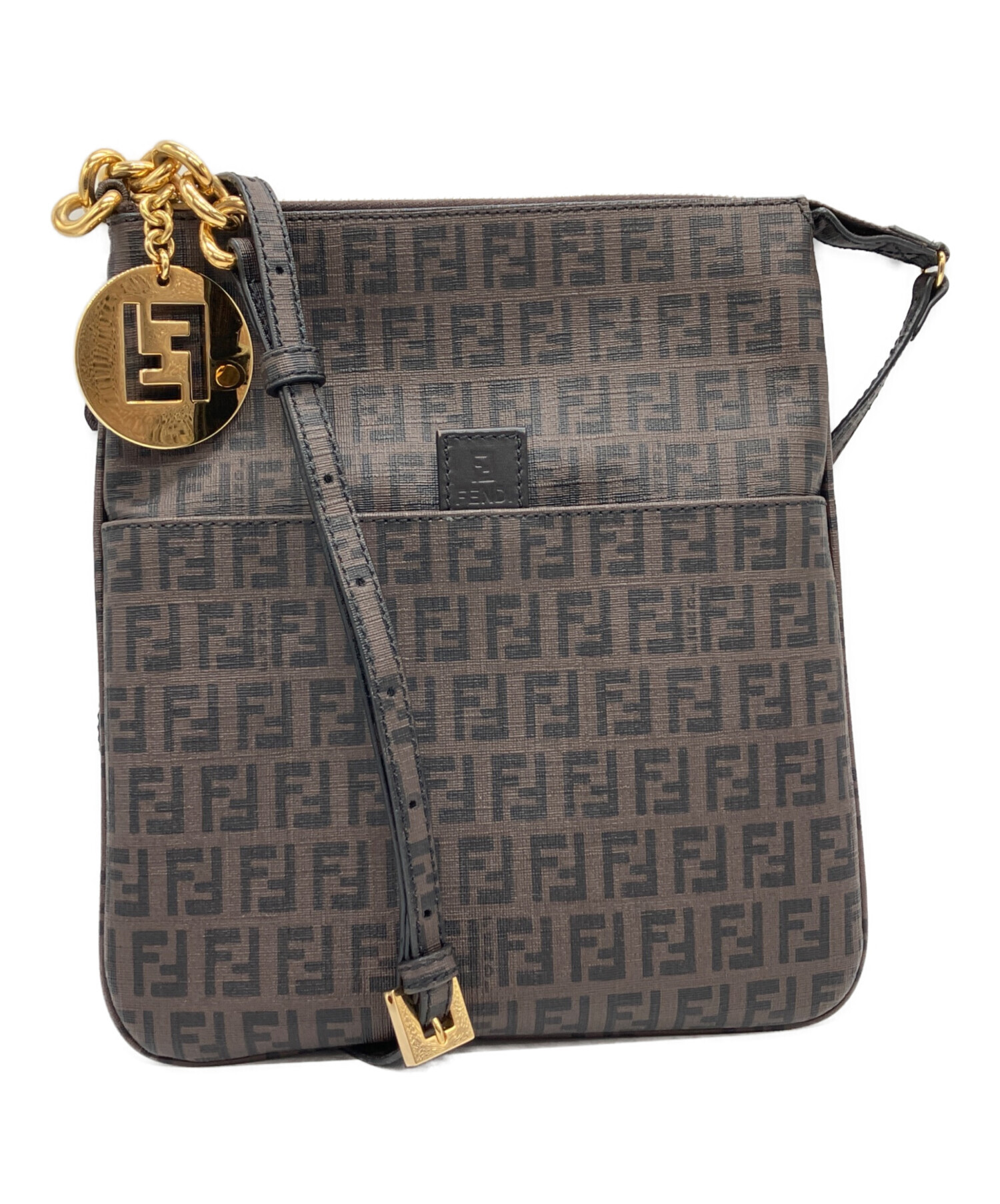 中古・古着通販】FENDI (フェンディ) ズッカ柄 PVC ショルダーバッグ