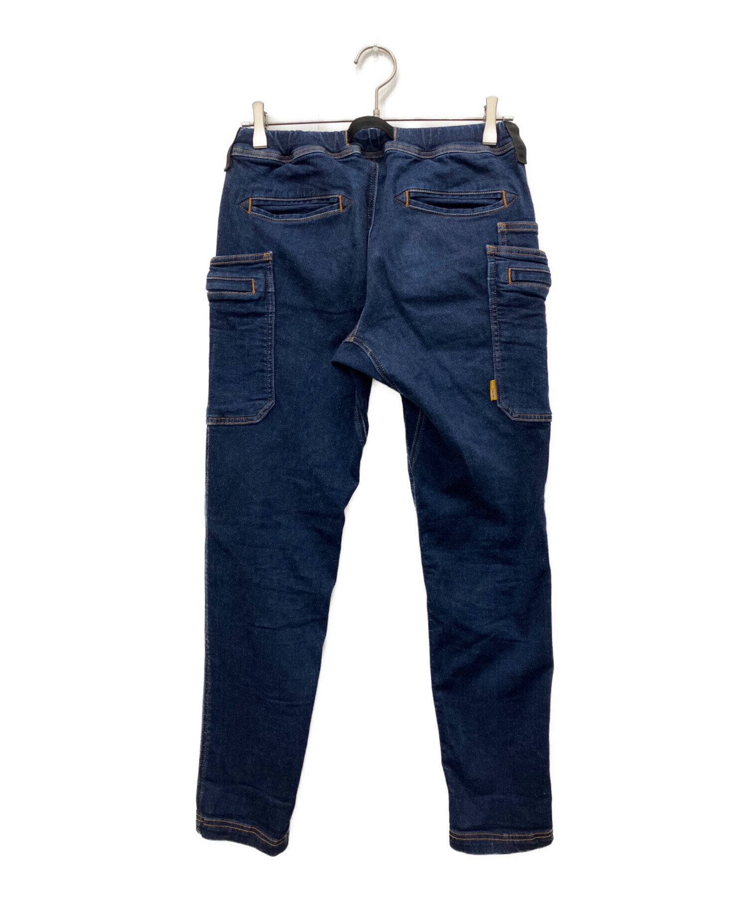 【グリップスワニー × ルートコー】 ワークパンツ デニム ストレッチ 濃紺 中古・古着通販】GRIP SWANY (グリップスワニー) ROOT CO. (ルートコー