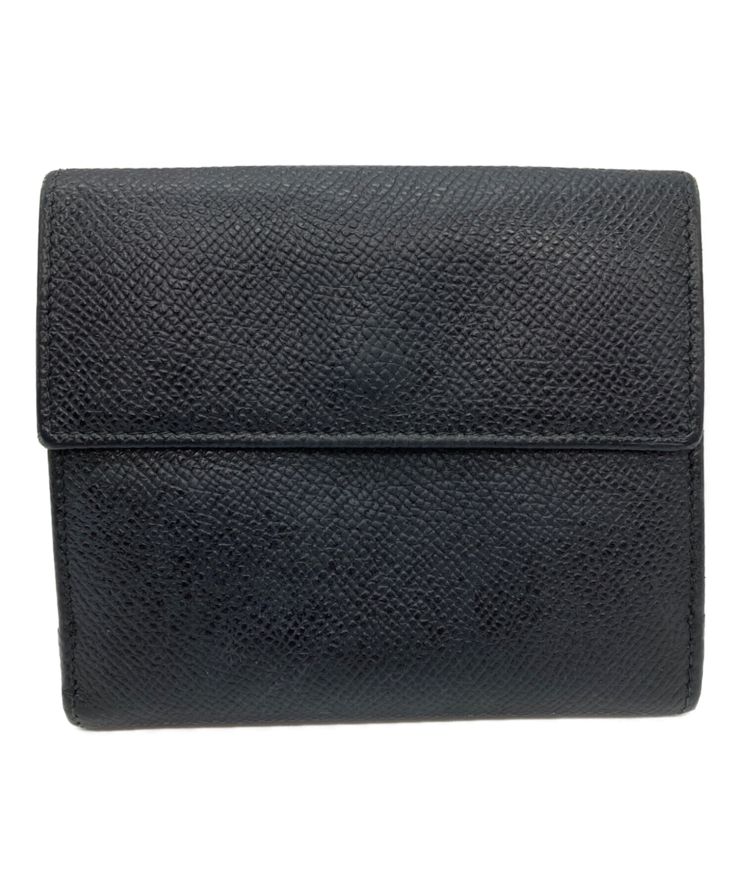 中古・古着通販】BVLGARI (ブルガリ) 2つ折り財布 ブラック｜ブランド 