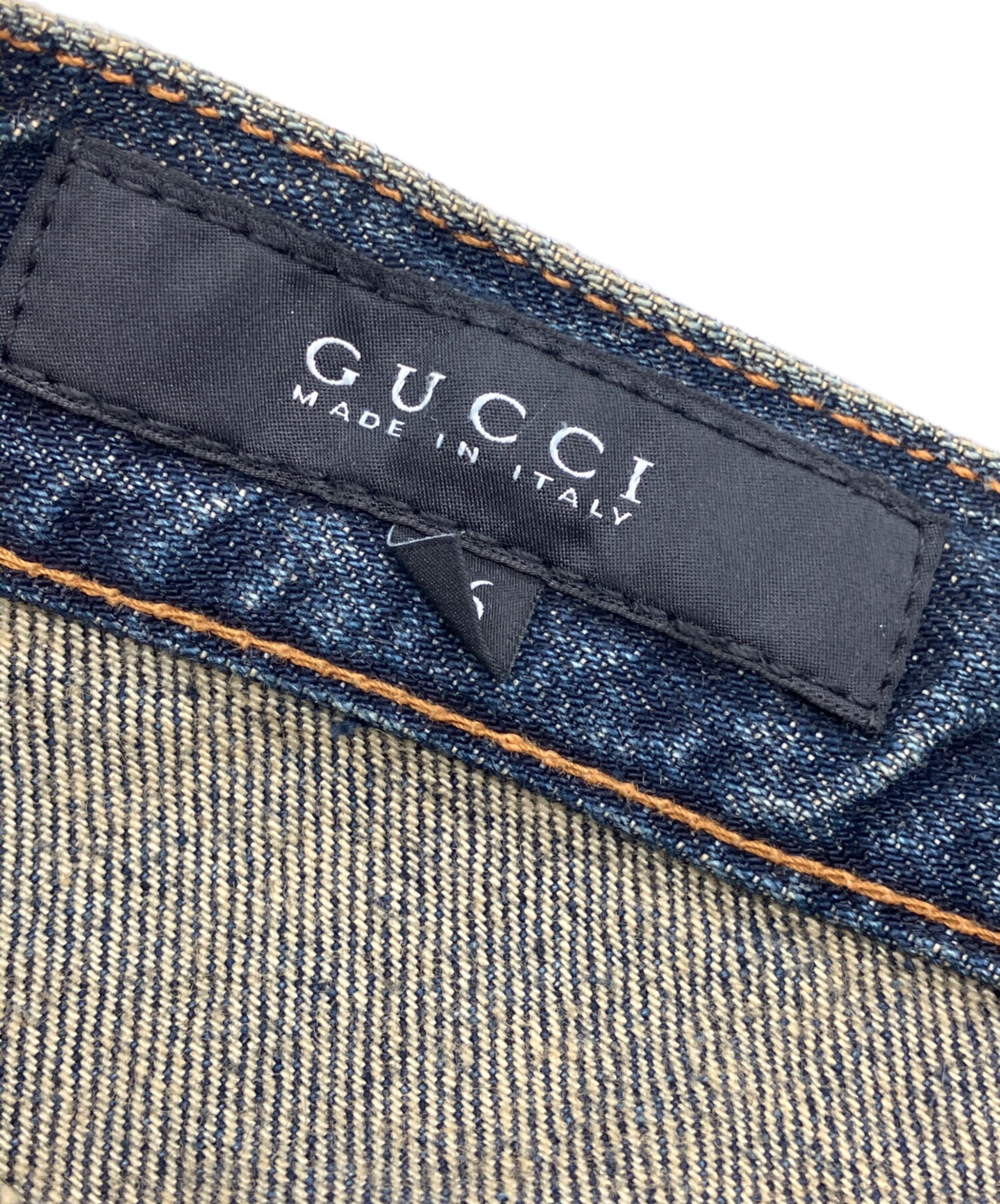 中古・古着通販】GUCCI (グッチ) デニムパンツ インディゴ サイズ:46