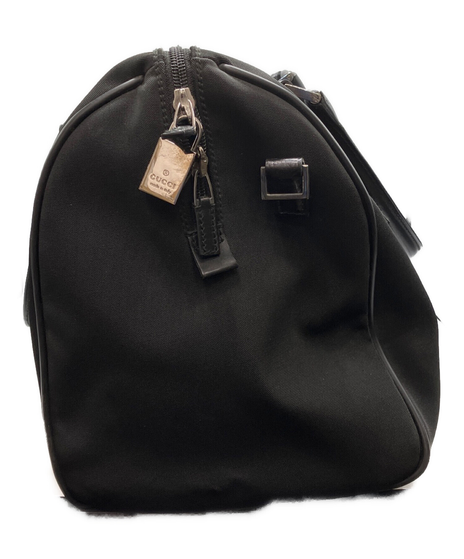 中古・古着通販】GUCCI (グッチ) 2wayボストンバッグ ブラック