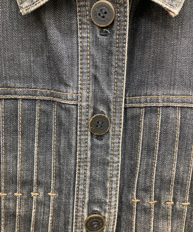 【未使用】BURBERRY LONDON ダークデニムジャケット 40 中古・古着通販】BURBERRY LONDON (バーバリーロンドン) ブラック