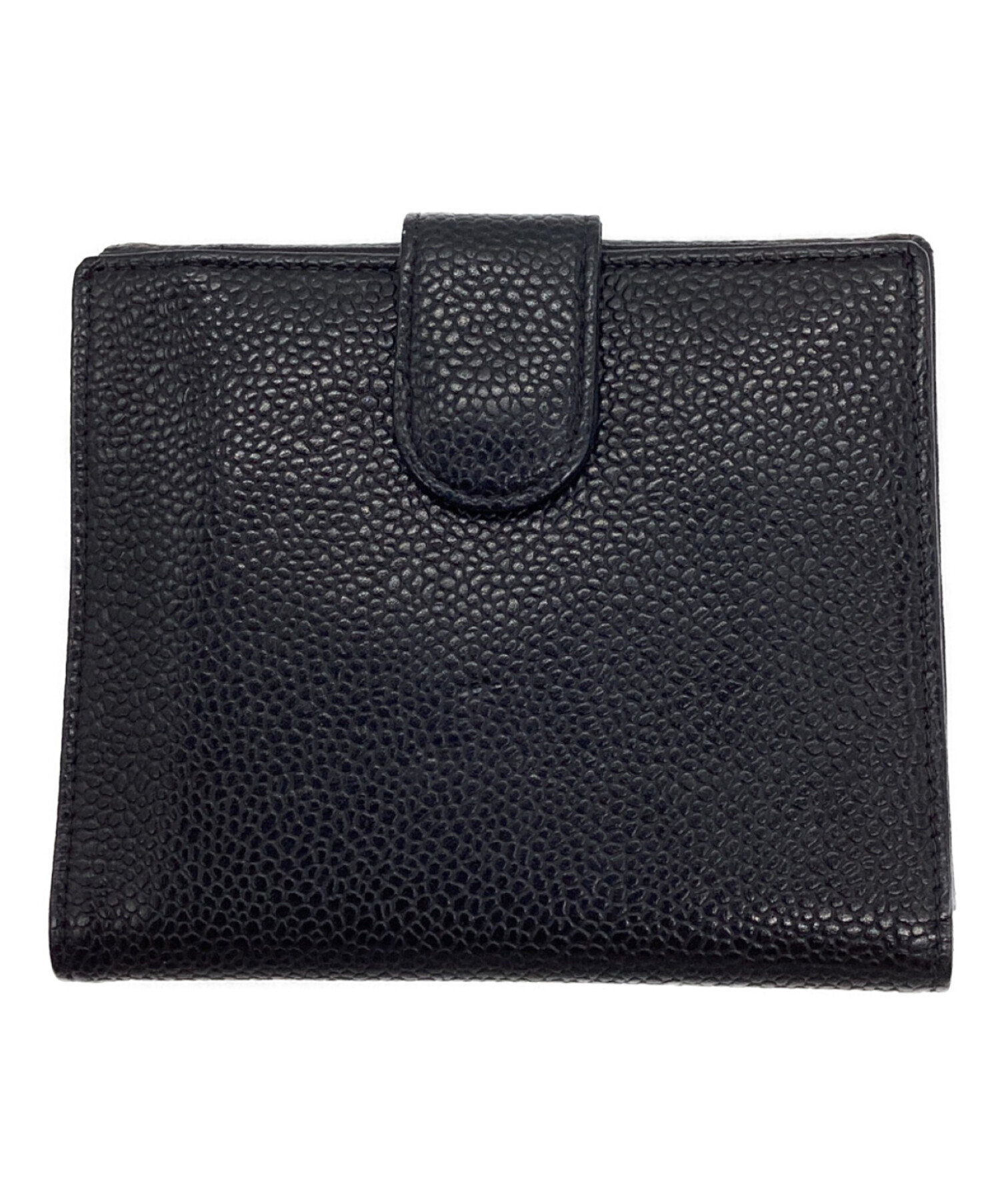 中古・古着通販】CHANEL (シャネル) ココマーク キャビアスキン 二