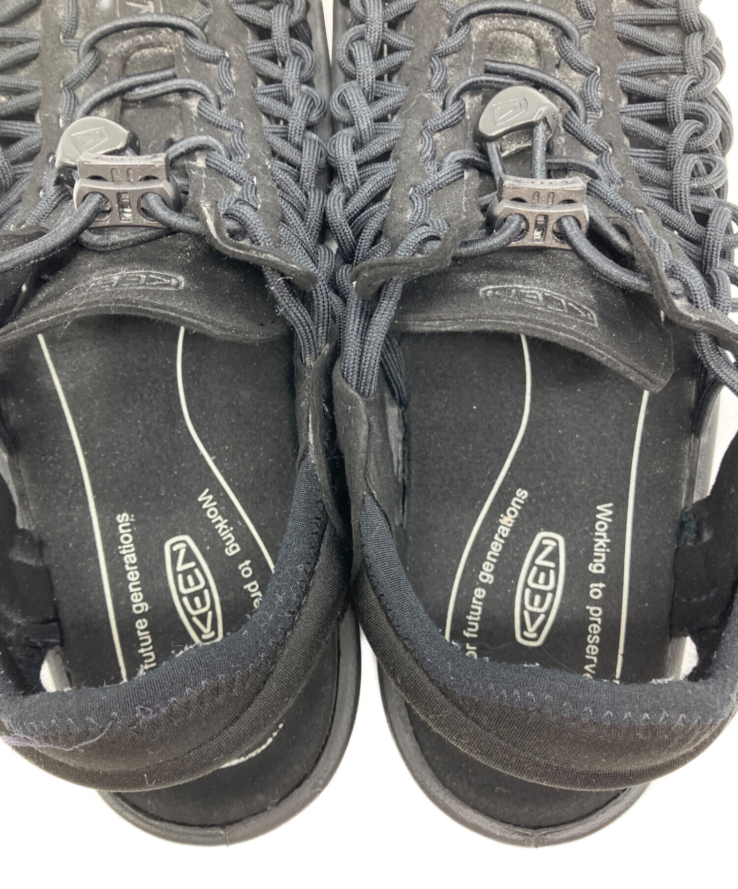 中古・古着通販】KEEN (キーン) サンダル ブラック サイズ:25.cm