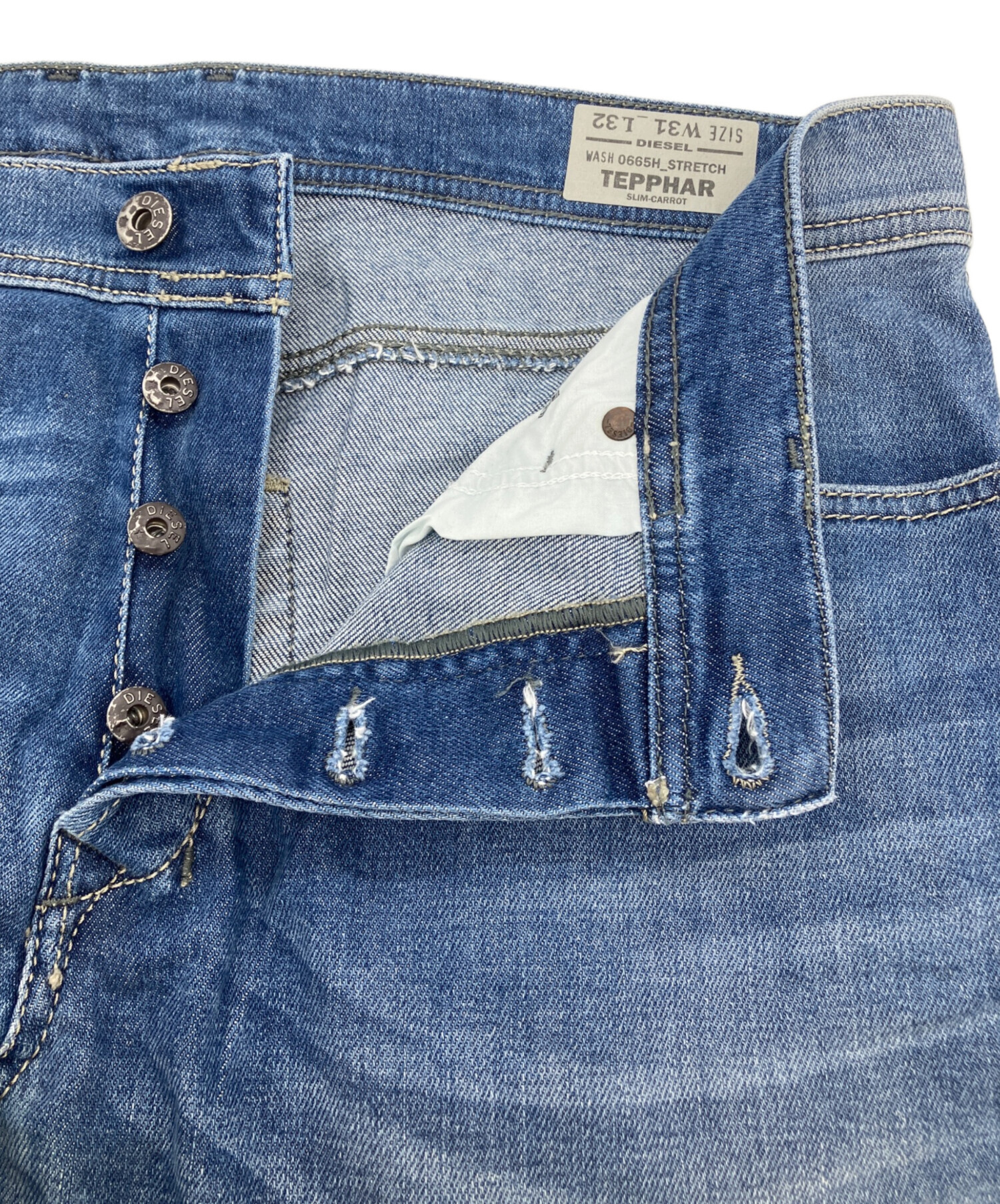 中古・古着通販】DIESEL (ディーゼル) TEPPHAR デニムパンツ