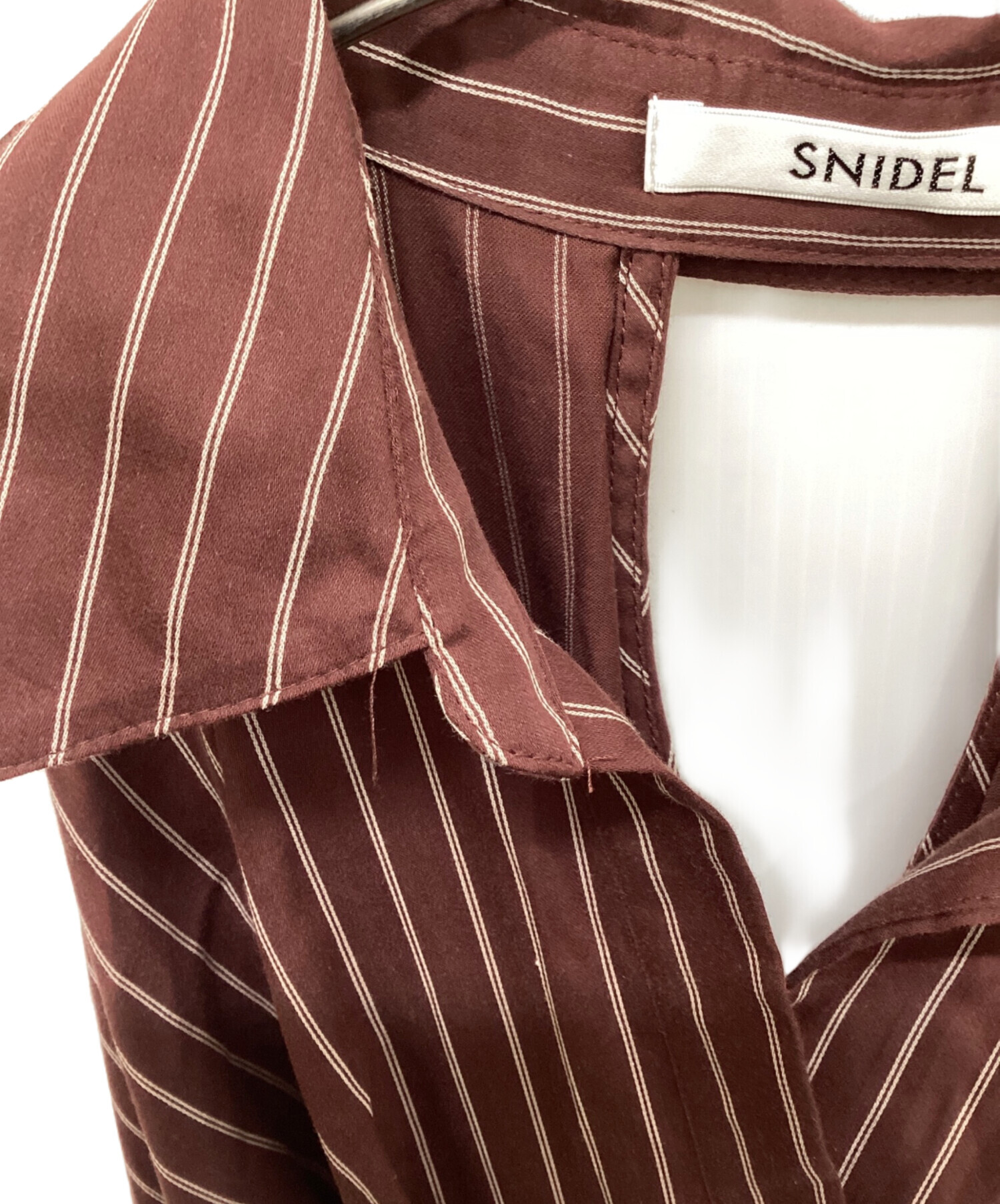 中古・古着通販】Snidel (スナイデル) ノースリイレヘムシャツワンピ