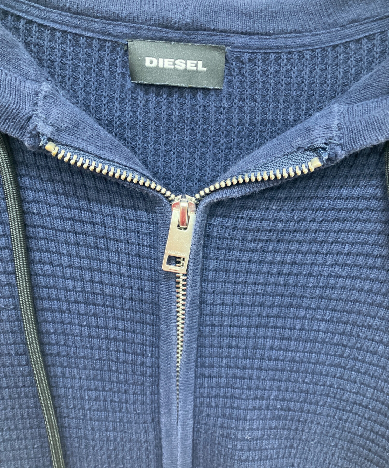 中古・古着通販】DIESEL (ディーゼル) サーマルジップパーカー