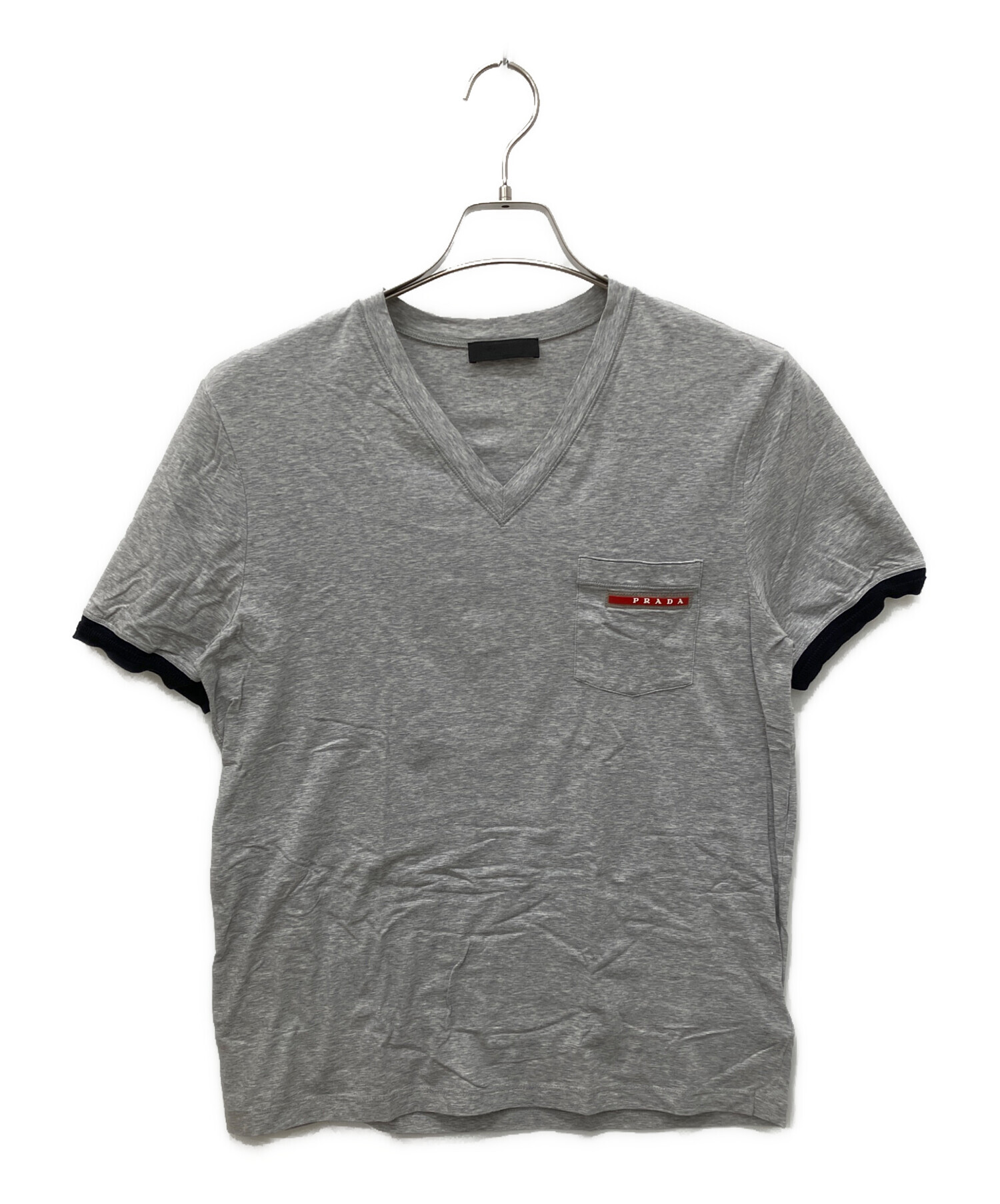 中古・古着通販】PRADA SPORTS (プラダスポーツ) VネックTシャツ