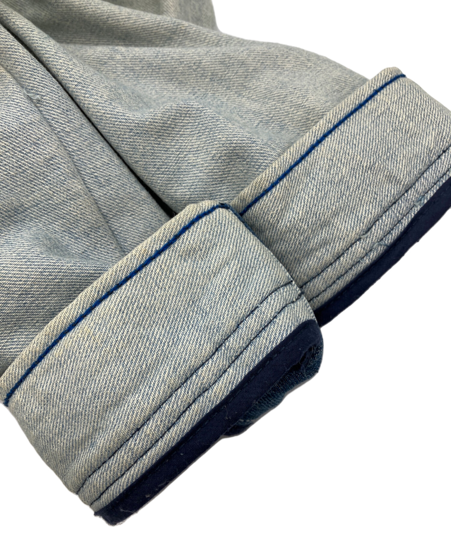 中古・古着通販】DIESEL (ディーゼル) パッチワークフーデットデニム