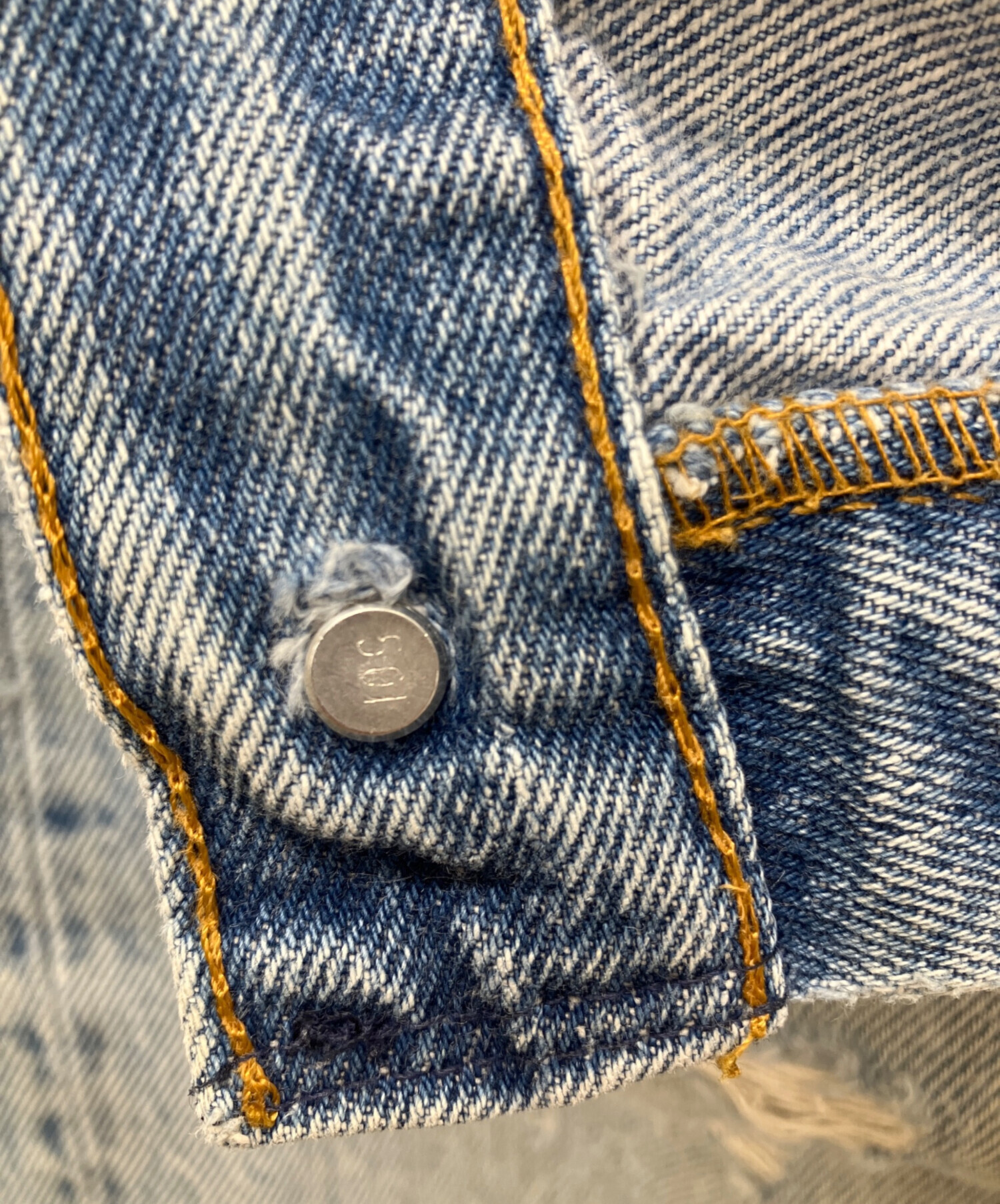 中古・古着通販】LEVI'S (リーバイス) ハチマル501デニムパンツ