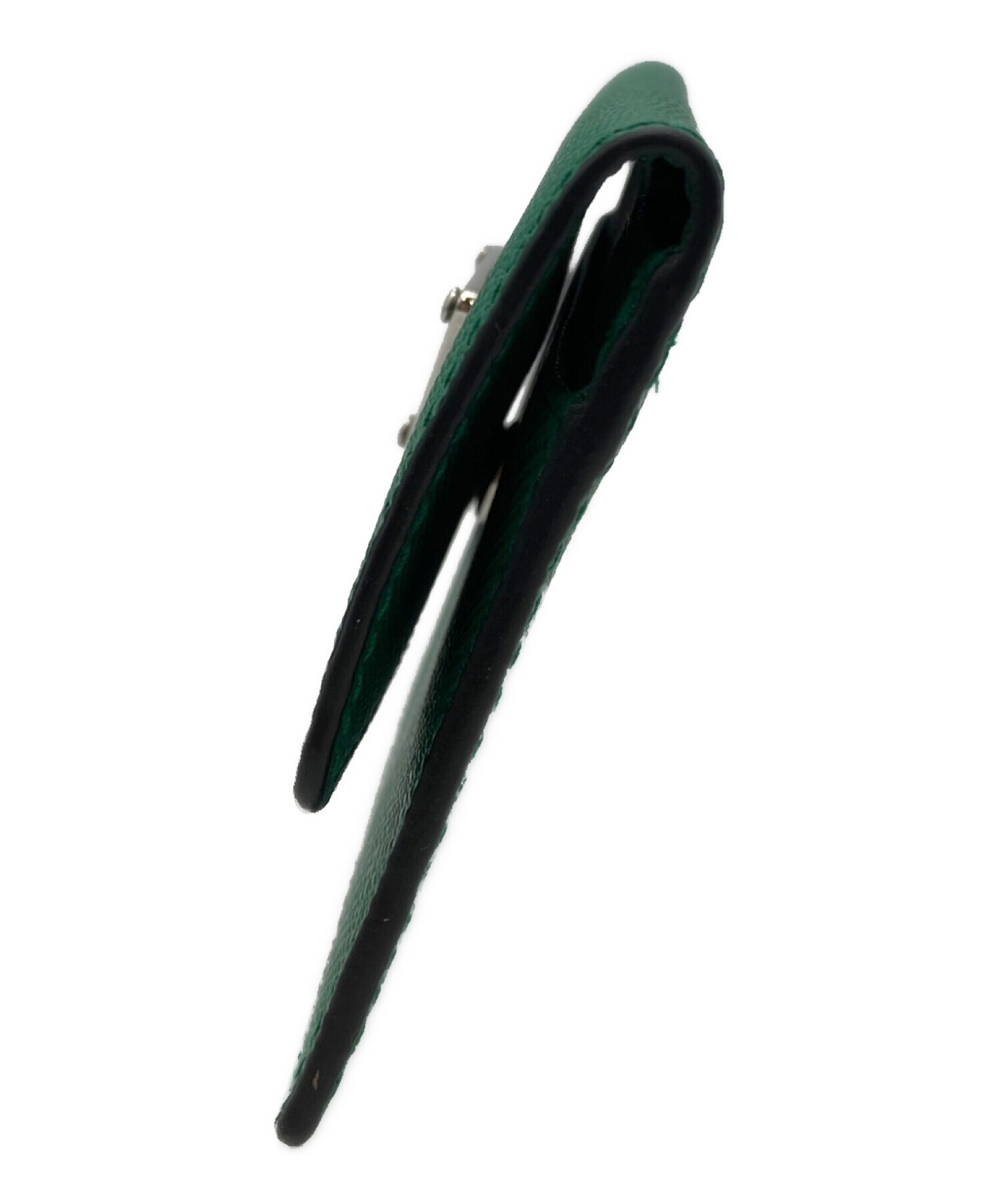 中古・古着通販】PRADA (プラダ) サフィアーノ三角プレートカード