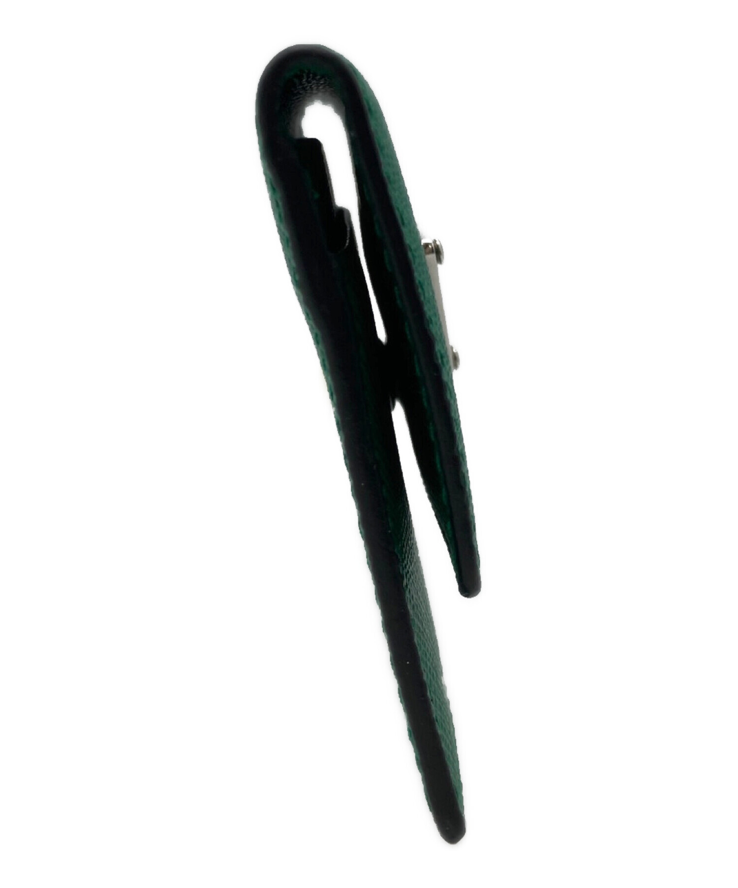 中古・古着通販】PRADA (プラダ) サフィアーノ三角プレートカード