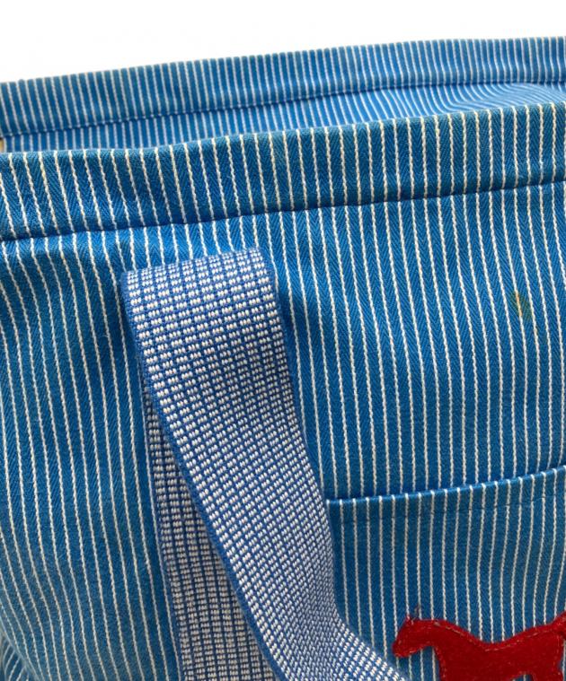 中古・古着通販】HERMES (エルメス) カヴァルストライプマザーズトート