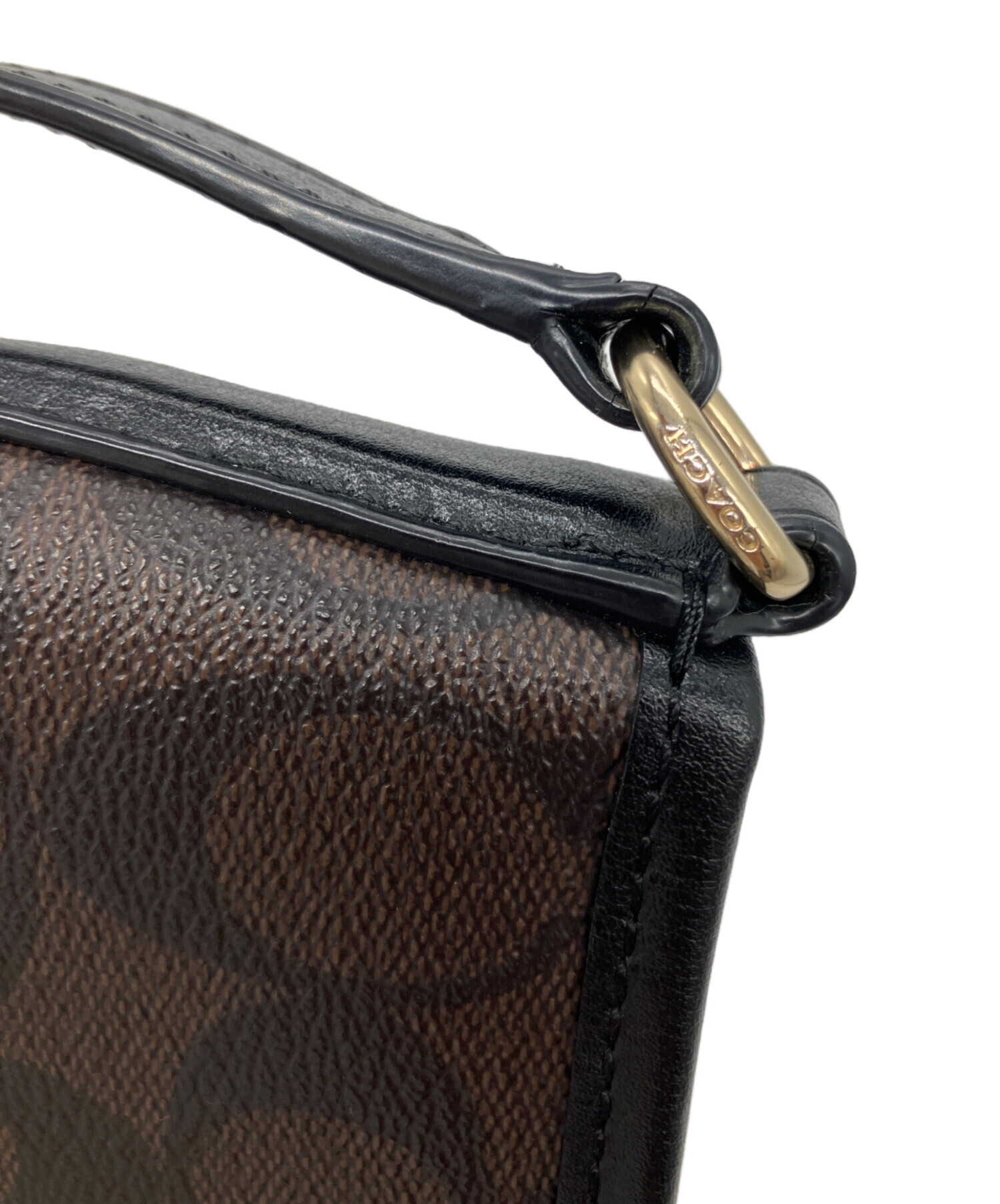 中古・古着通販】COACH (コーチ) シグネチャー ショルダーバッグ