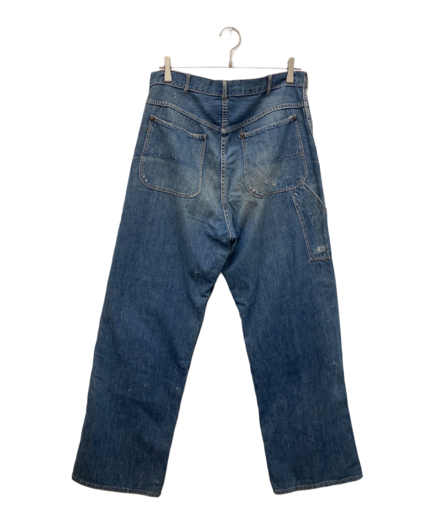 超レアBIG！30s〜40s インディゴブルー　チマヨラグ　ネイティブUSA古着 中古・古着通販】古着 (フルギ) 1940's 