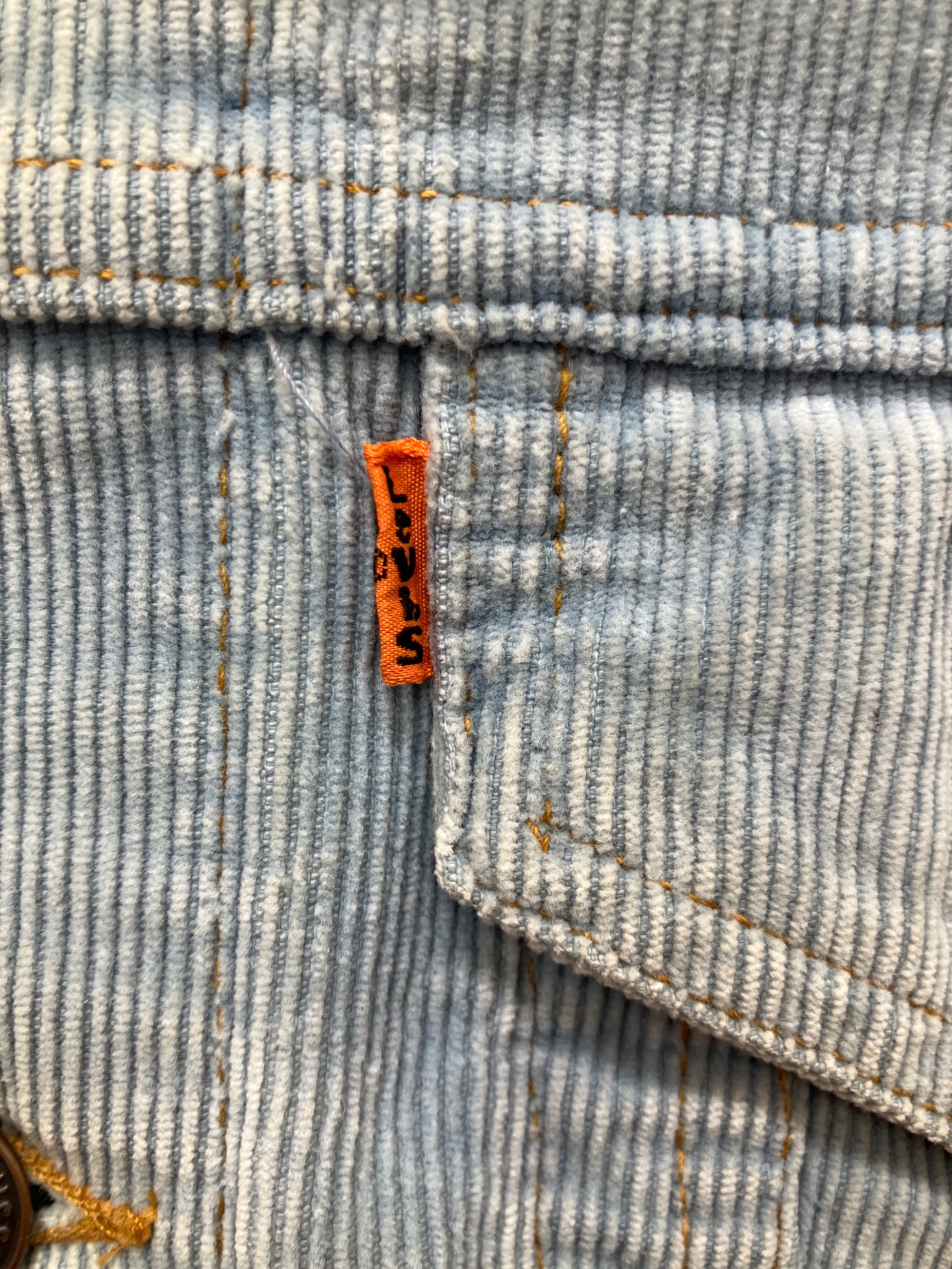 70-80s Levi's コーデュロイジャケット オレンジタブ パッチワーク柄