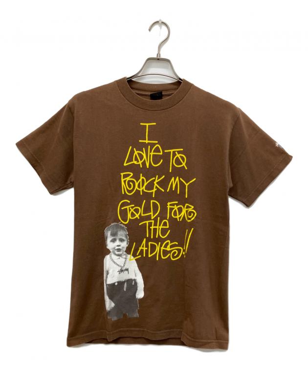 古着好きページ 中古・古着通販】stussy (ステューシー) I LOVE TO ROCK MY GOLD