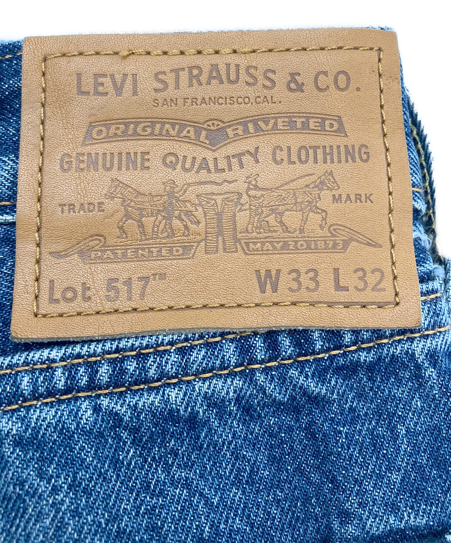 ■リーバイス LEVI'S 517-03 w33【USED】送料無料!! 中古・古着通販】LEVI'S (リーバイス) 517デニムパンツ インディゴ