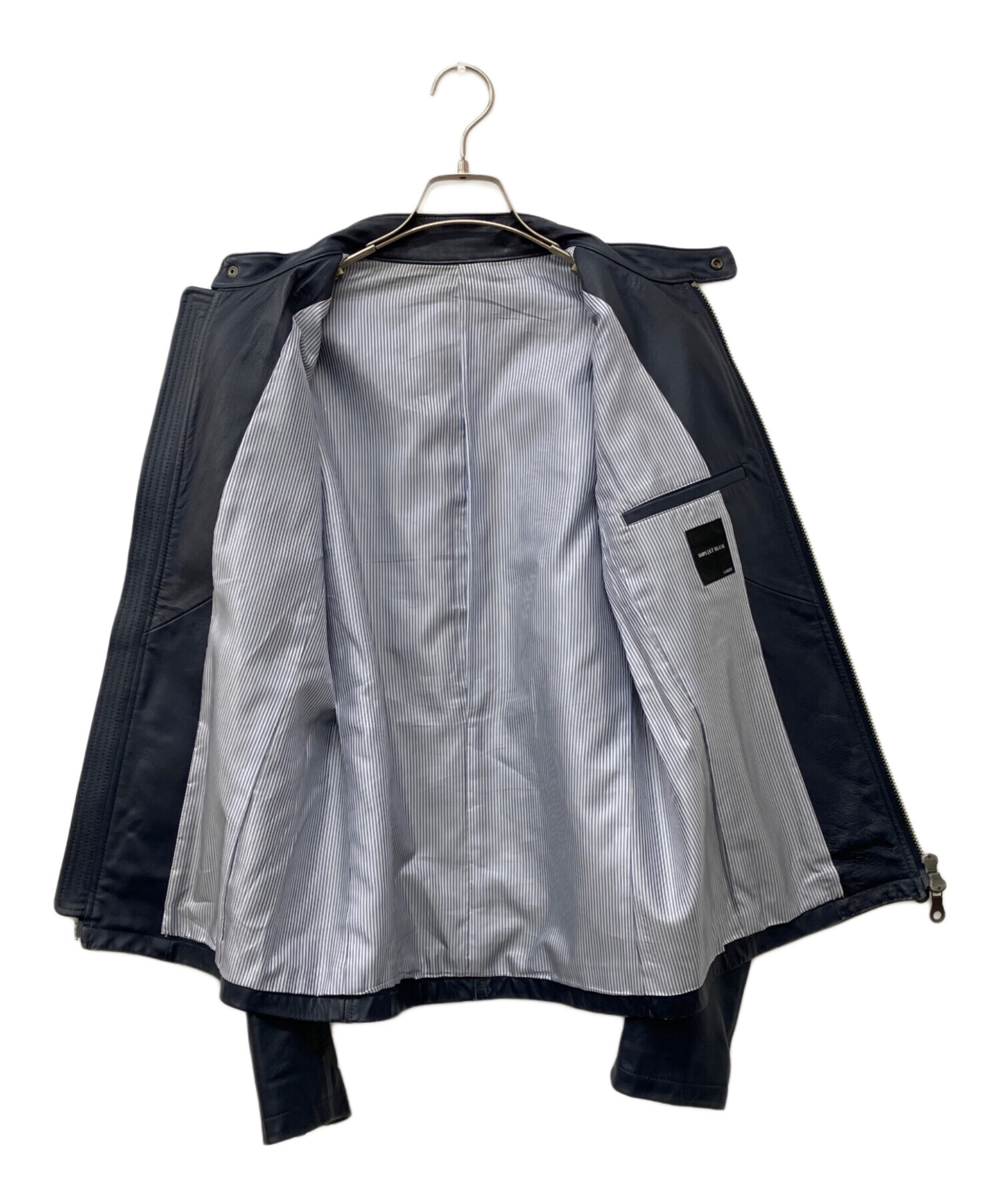 中古・古着通販】SHIPS JET BLUE (シップスジェットブルー) ラムレザー