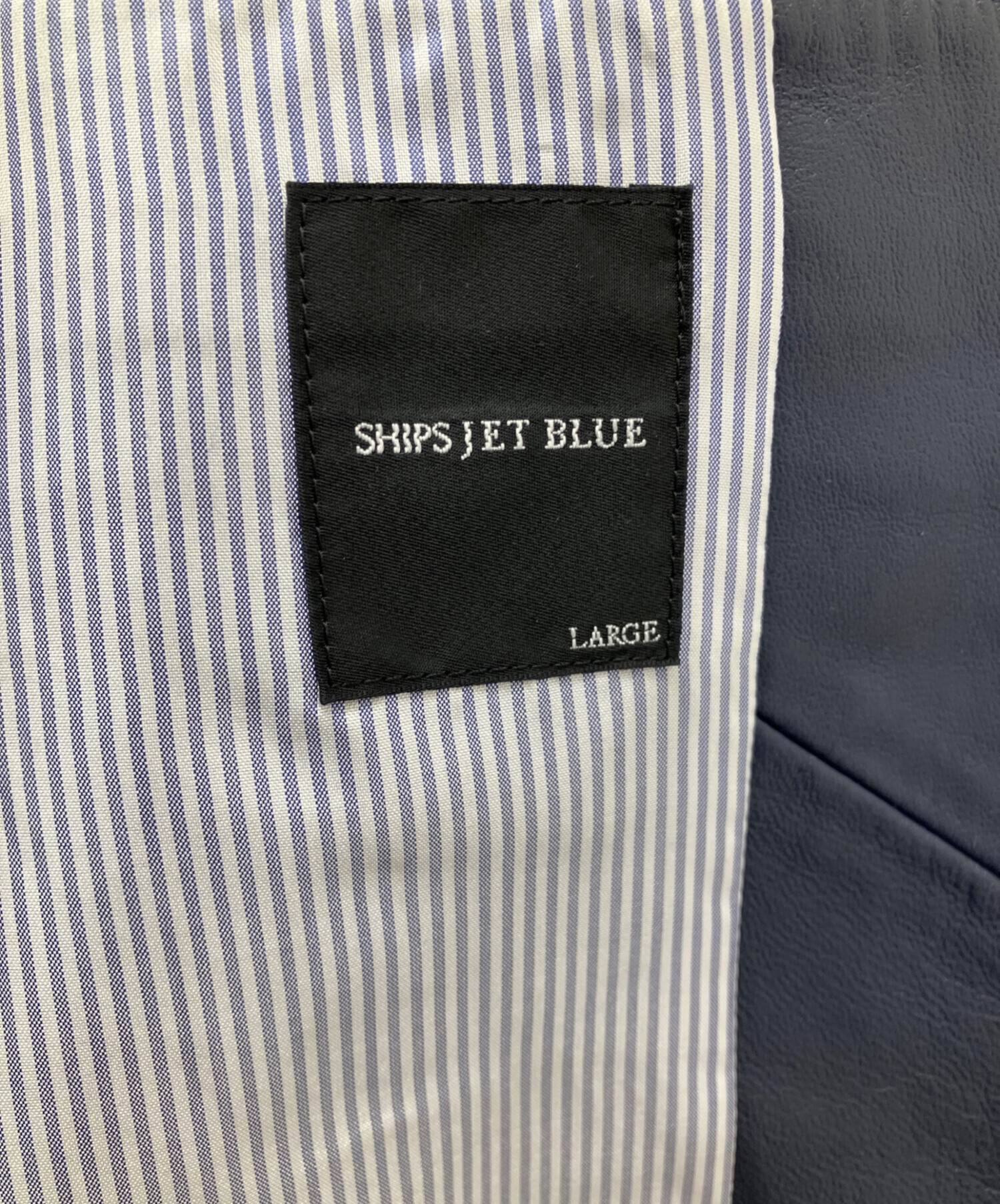 中古・古着通販】SHIPS JET BLUE (シップスジェットブルー) ラムレザー