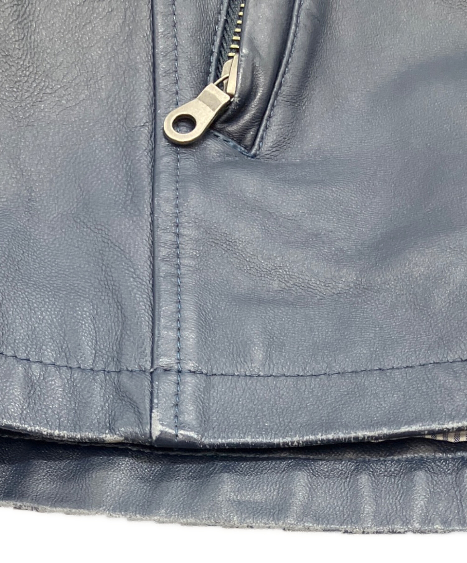 中古・古着通販】SHIPS JET BLUE (シップスジェットブルー) ラムレザー