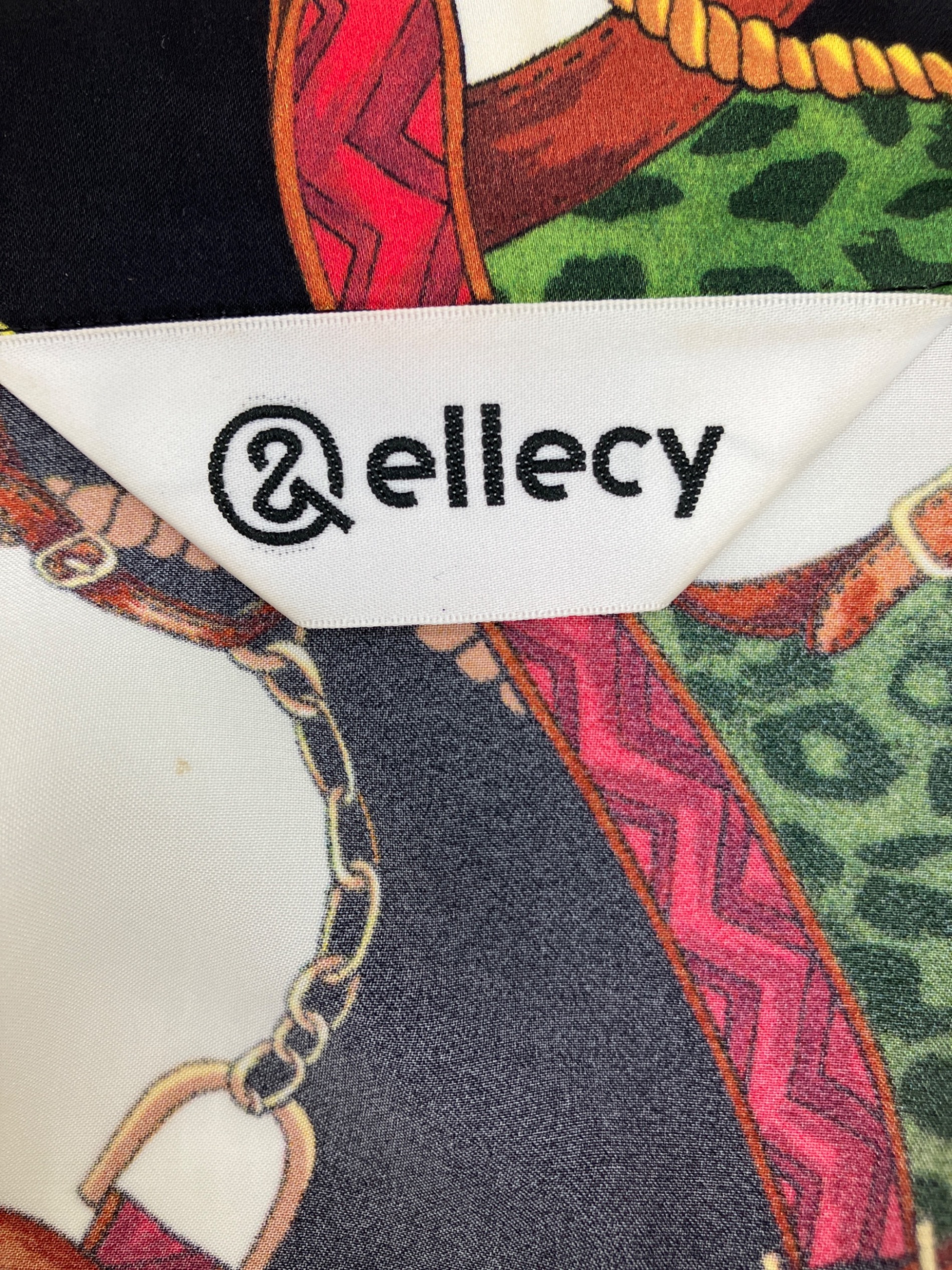 中古・古着通販】&ELLECY (アンドエルシー) 総柄シャツ ブラック