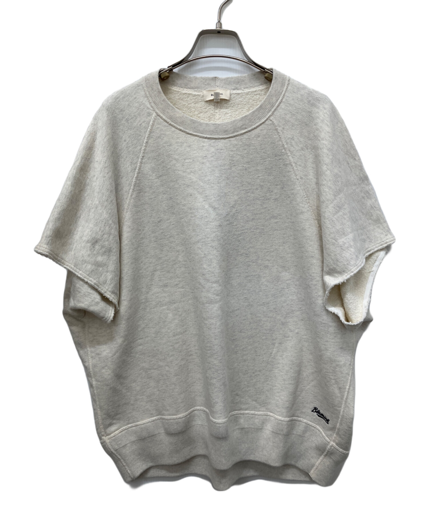 中古・古着通販】BLAMINK (ブラミンク) 吊り裏毛ロゴショートスリーブ