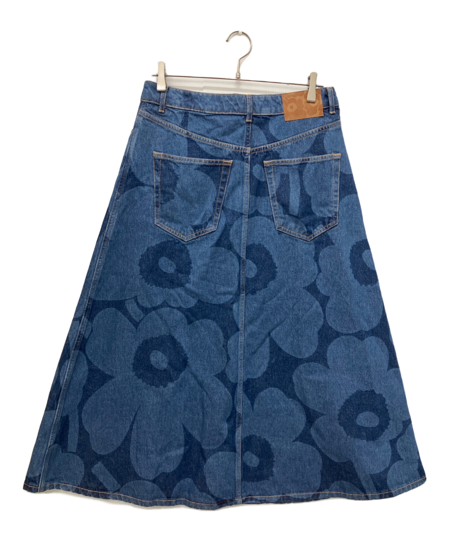 marimekko マリメッコ　デニムスカート　マリデニム　ウニッコ　花柄 中古・古着通販】marimekko (マリメッコ) ウニッコ柄デニムスカート