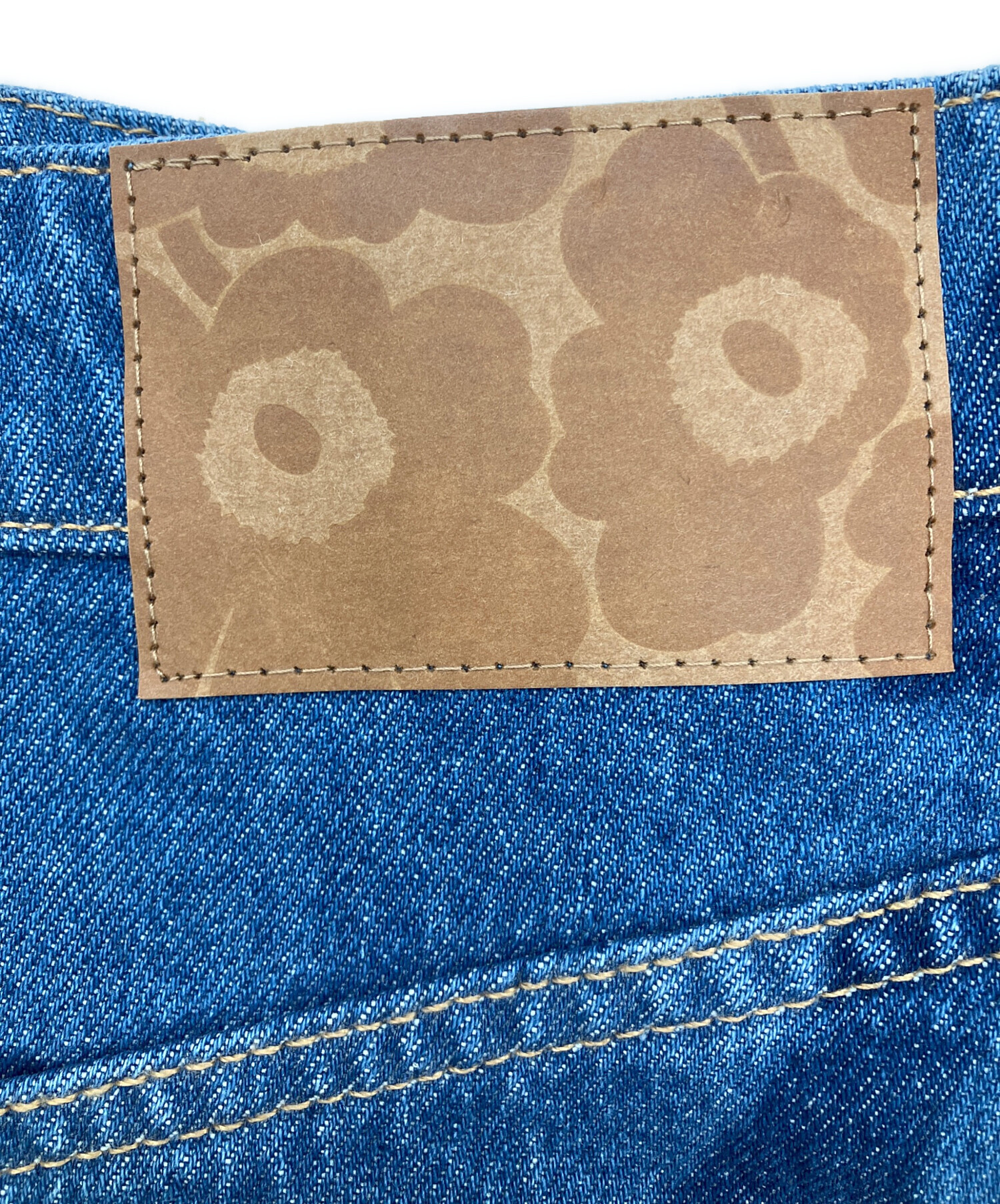 中古・古着通販】marimekko (マリメッコ) ウニッコ柄デニムスカート