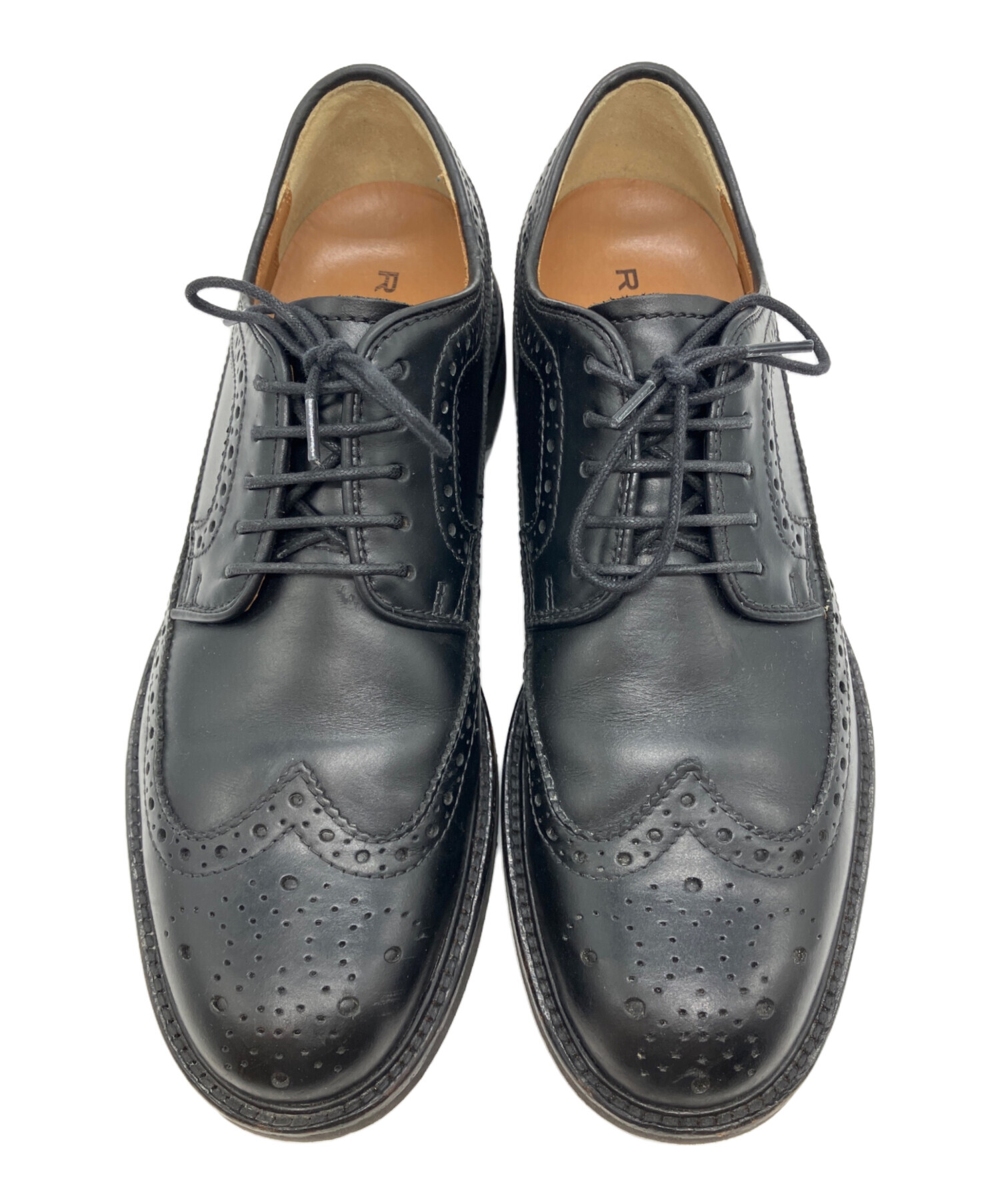 未使用級　REGAL Shoe & Co　ウィングチップ　ブローグシューズ　25 中古・古着通販】REGAL (リーガル) ウィングチップシューズ ブラック