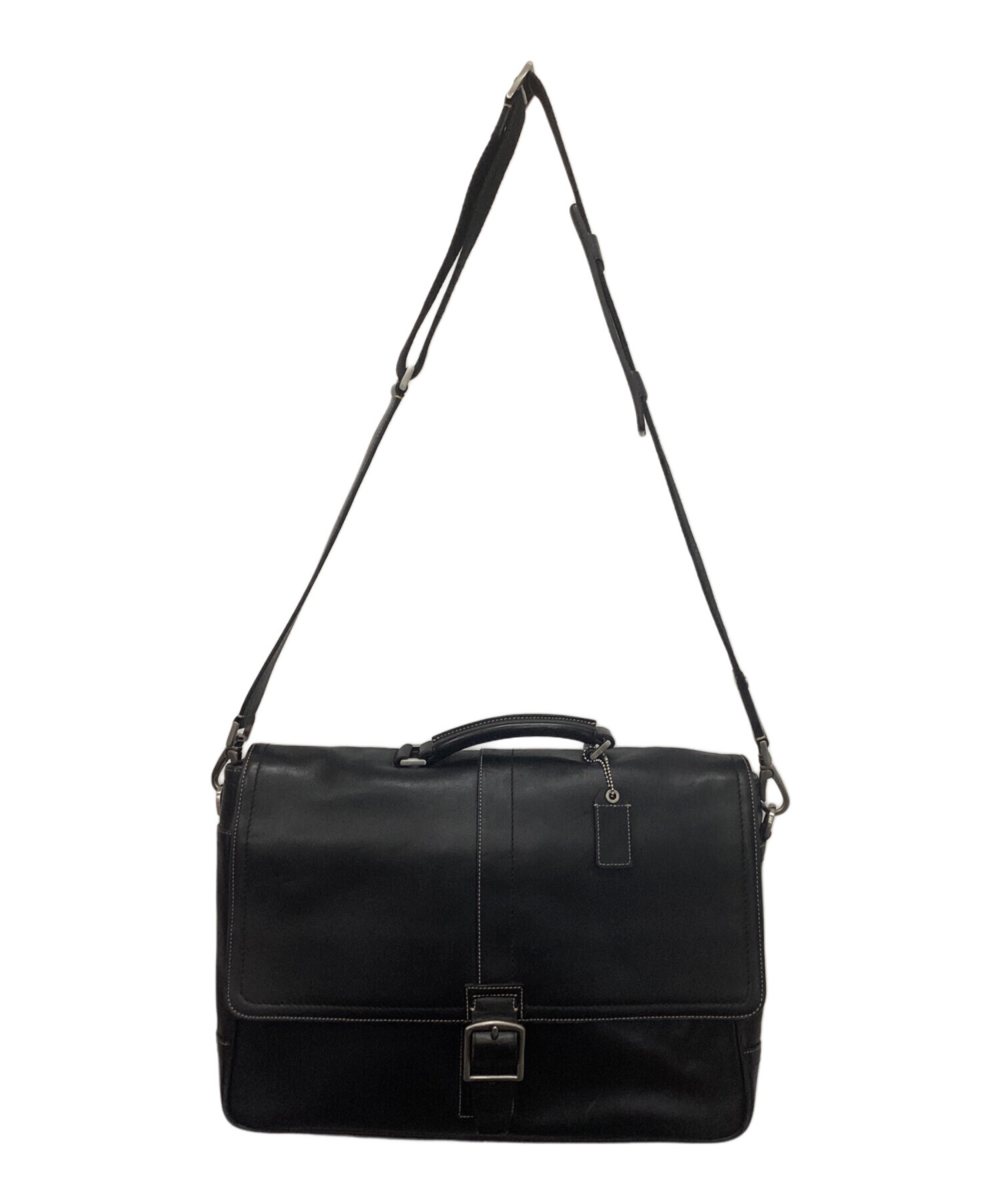 【新品タグ付き】 COACH ビジネスバッグ ブリーフケース 2way 未使用 中古・古着通販】COACH (コーチ) 2WAYブリーフケース ブラック