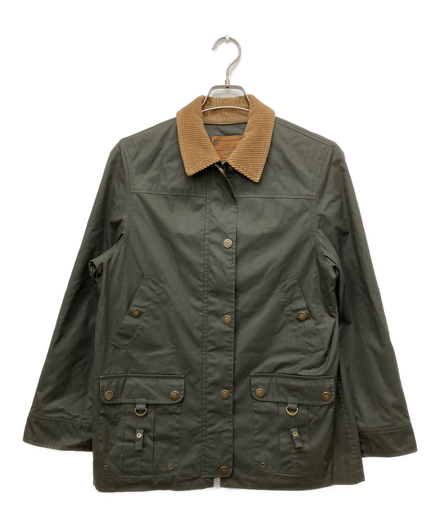【※着画有 ラルフローレン】オリーブ色 ハンティングJKT 〈Lサイズ〉 中古・古着通販】LAUREN RALPH LAUREN (ローレン ラルフ ローレン