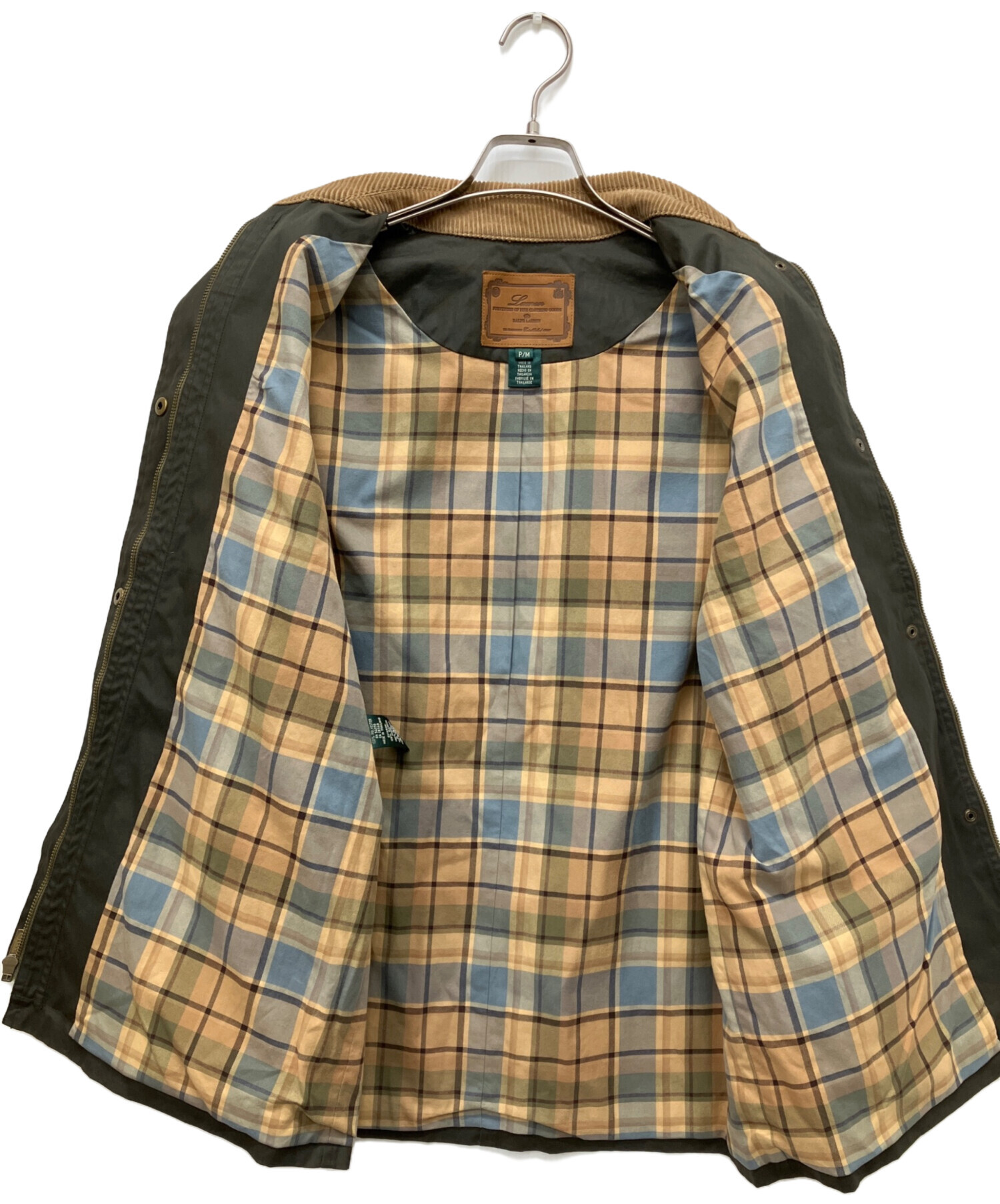 【※着画有 ラルフローレン】オリーブ色 ハンティングJKT 〈Lサイズ〉 中古・古着通販】LAUREN RALPH LAUREN (ローレン ラルフ ローレン