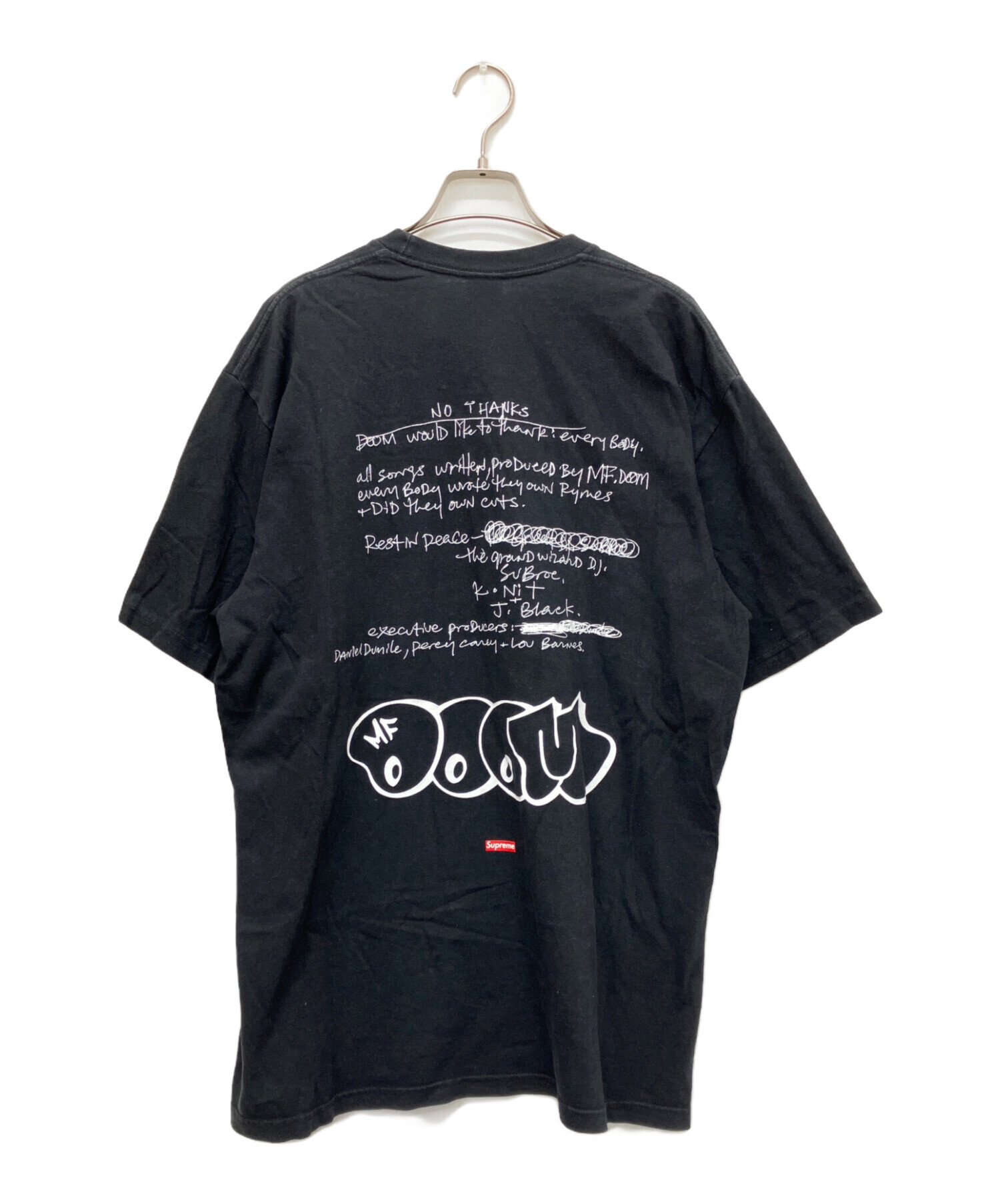 中古・古着通販】SUPREME (シュプリーム) MF DOOM TEE ブラック サイズ