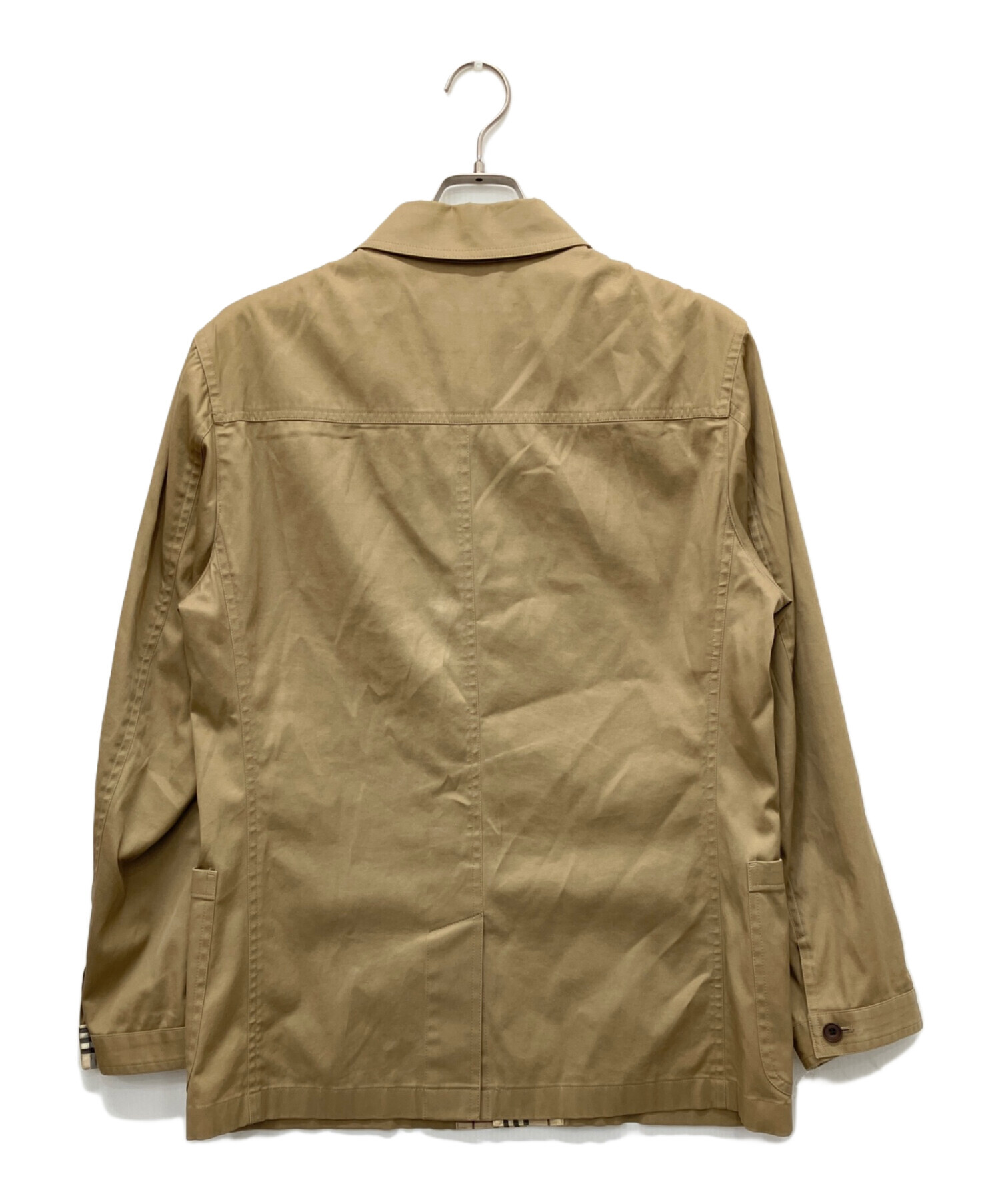 BURBERRY BLACK LABEL ベージュ　ブルゾン　Lサイズ 中古・古着通販】BURBERRY BLACK LABEL (バーバリーブラックレーベル