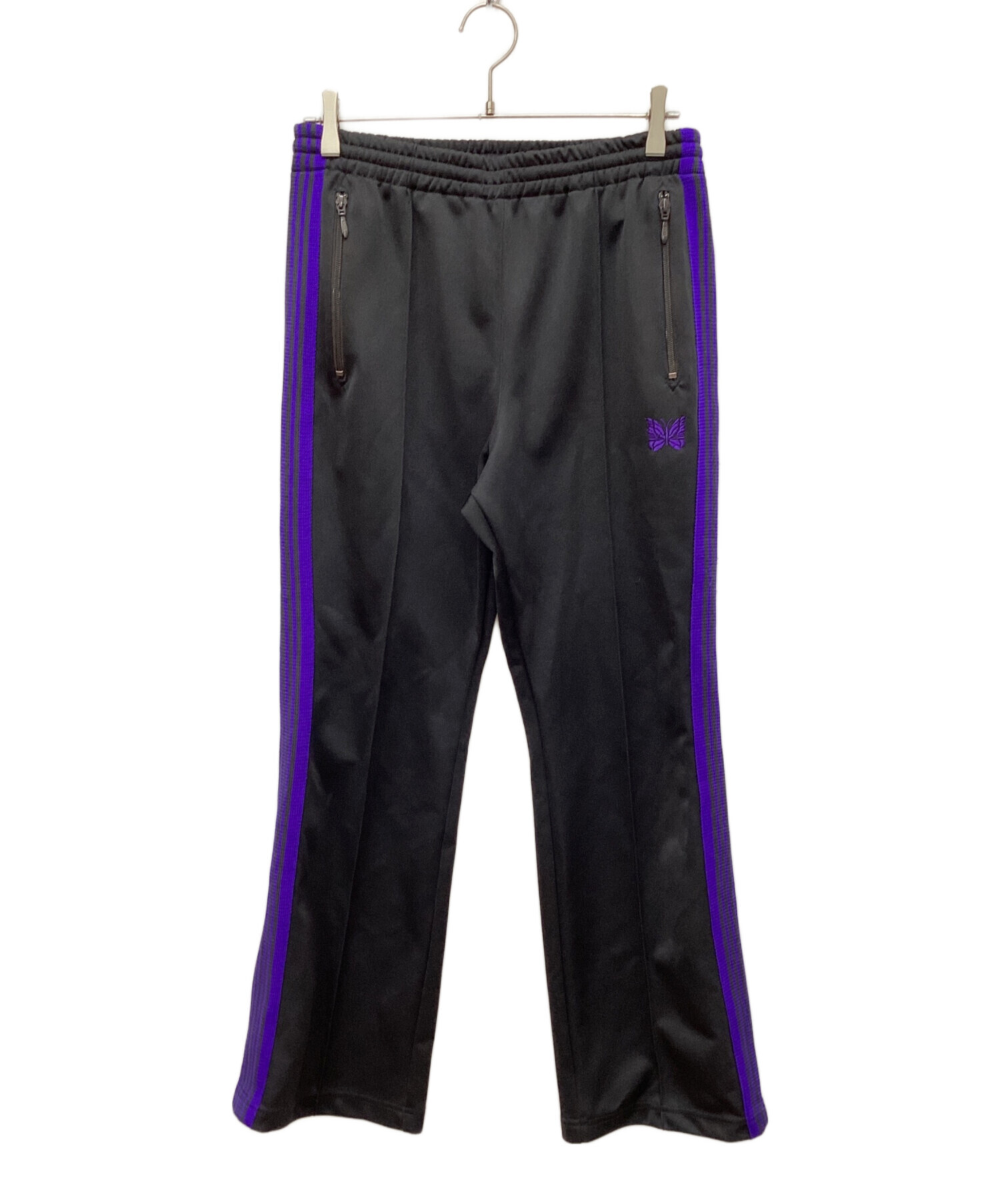 中古・古着通販】Needles (ニードルズ) BOOT CUT TRACK PANTS ブラック